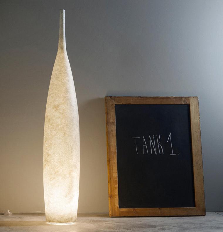 Calvin Modern Resin Floor Lamp - Neutral Decor