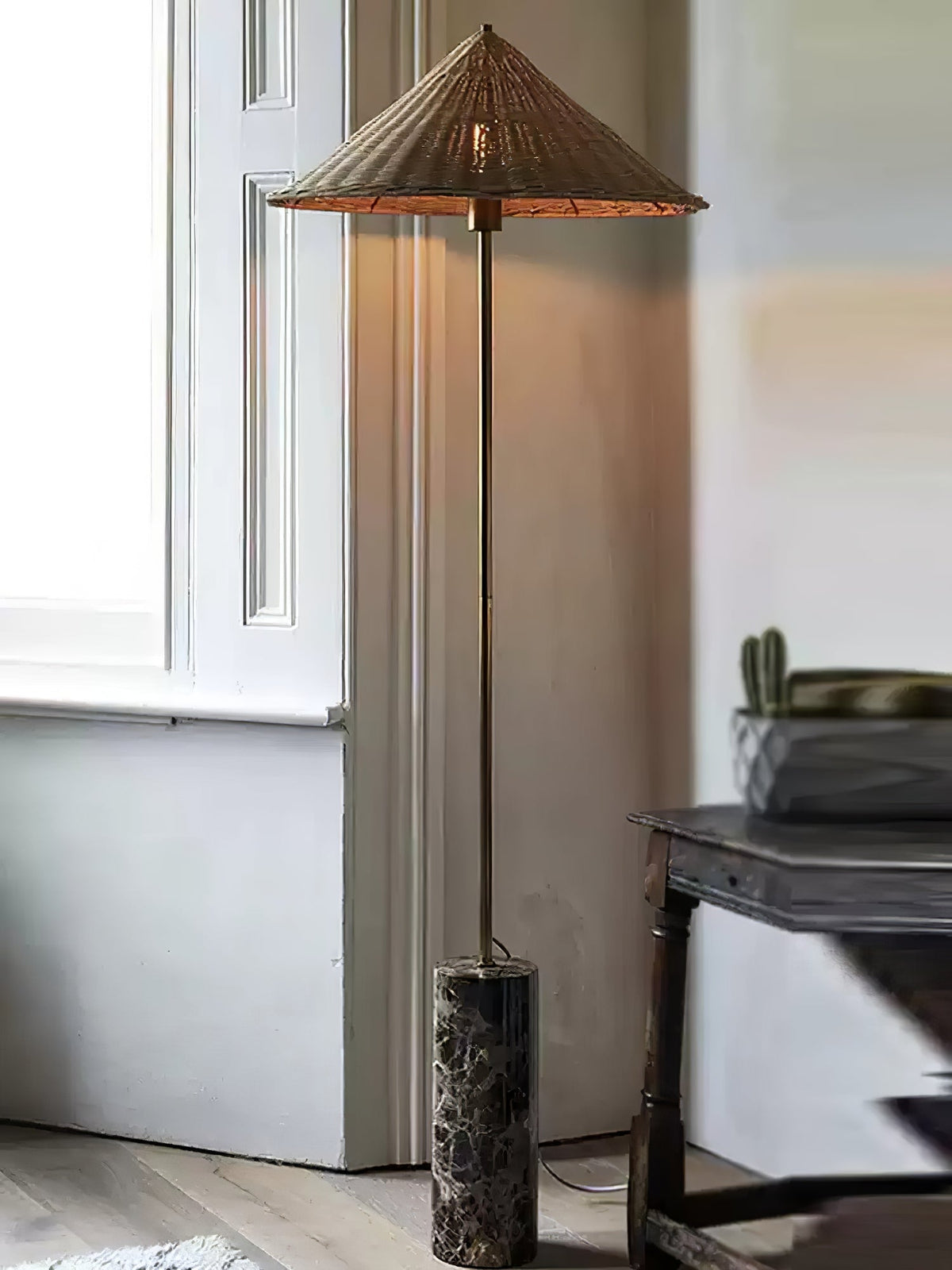 Zenith Bohemian Marble Floor Lamp