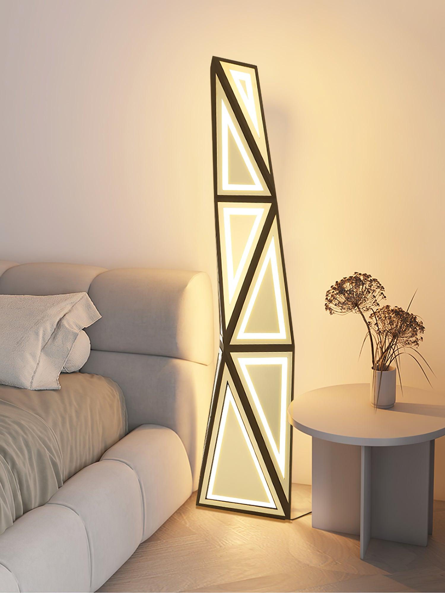 Evvelora Geometric LED Floor Lamp