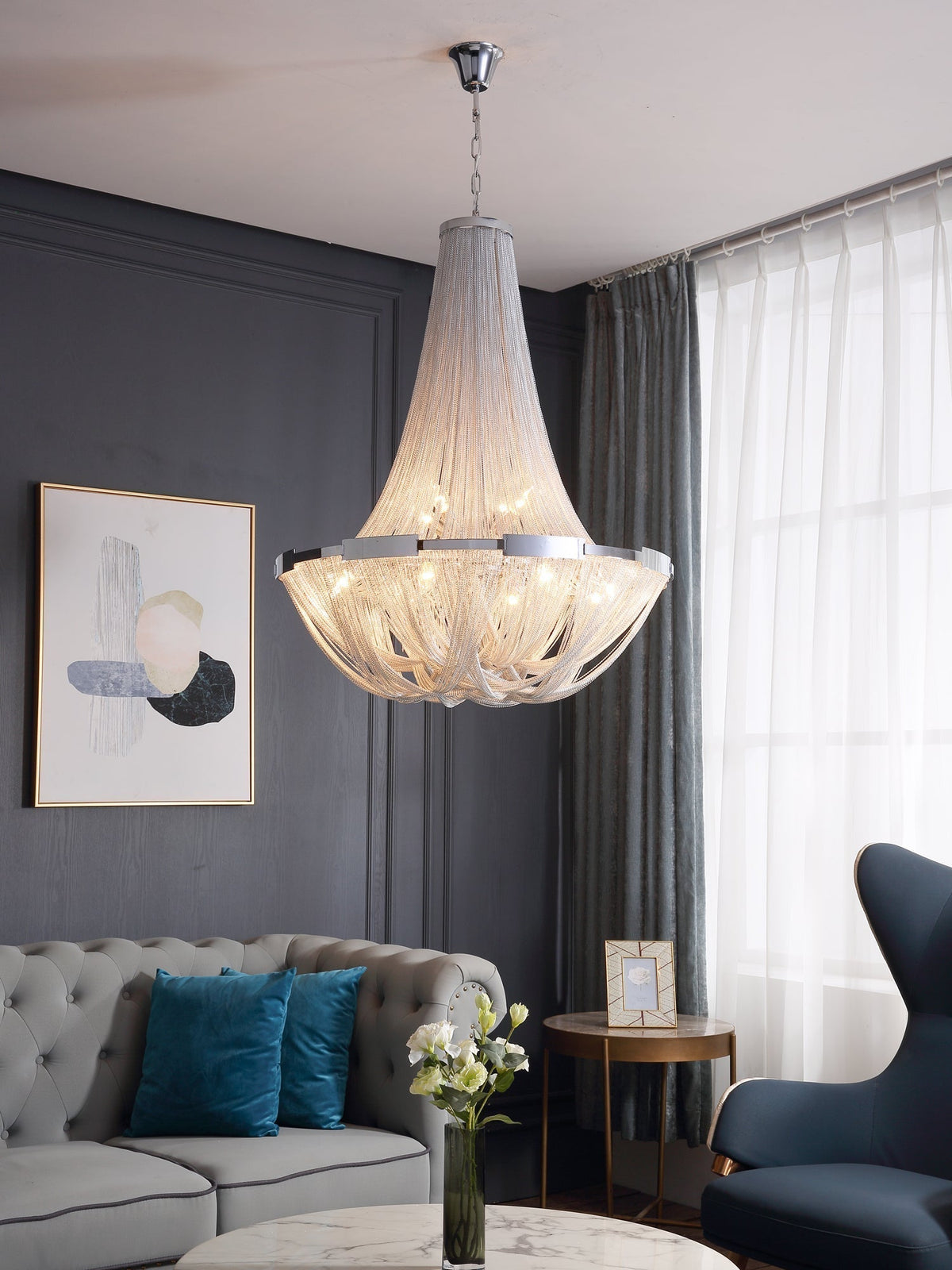 Zylen Chandelier Tassel Aluminum Chain