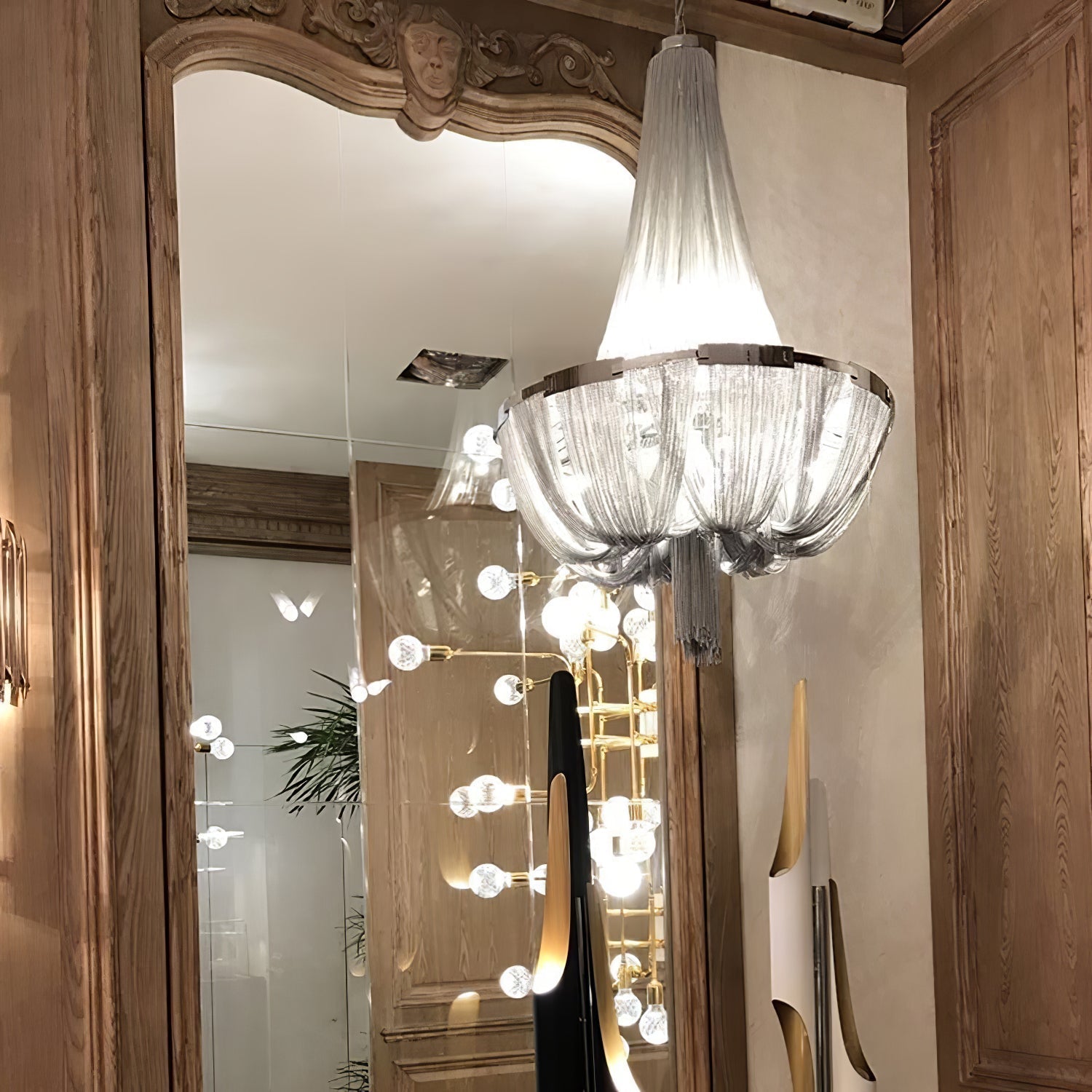 Zylen Chandelier Tassel Aluminum Chain