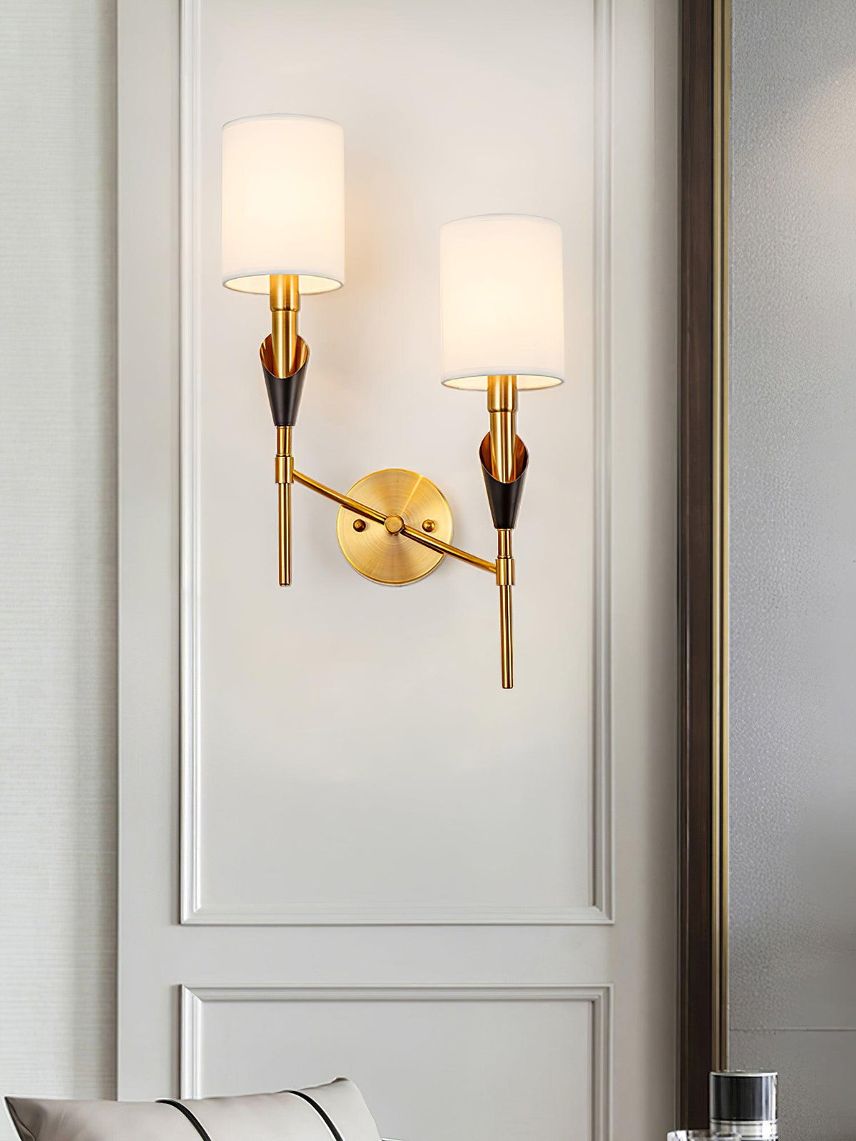 Eurzorira Fabric Wall Light