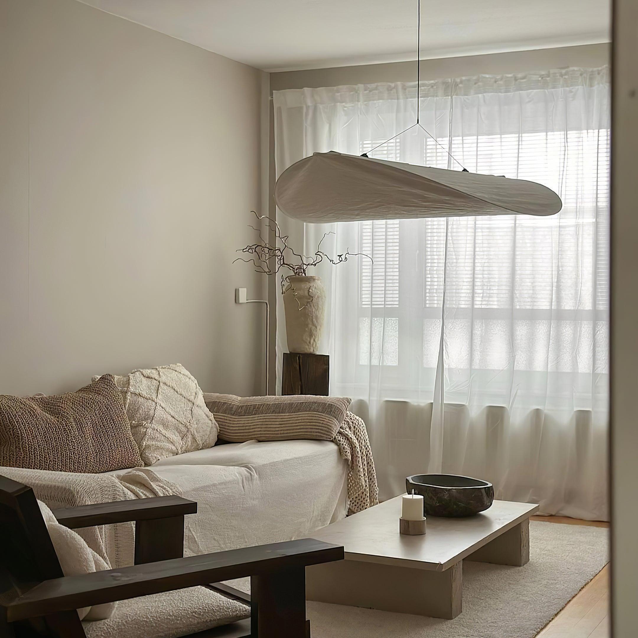 Tense Tyvek Pendant Lamp - Neutral Decor