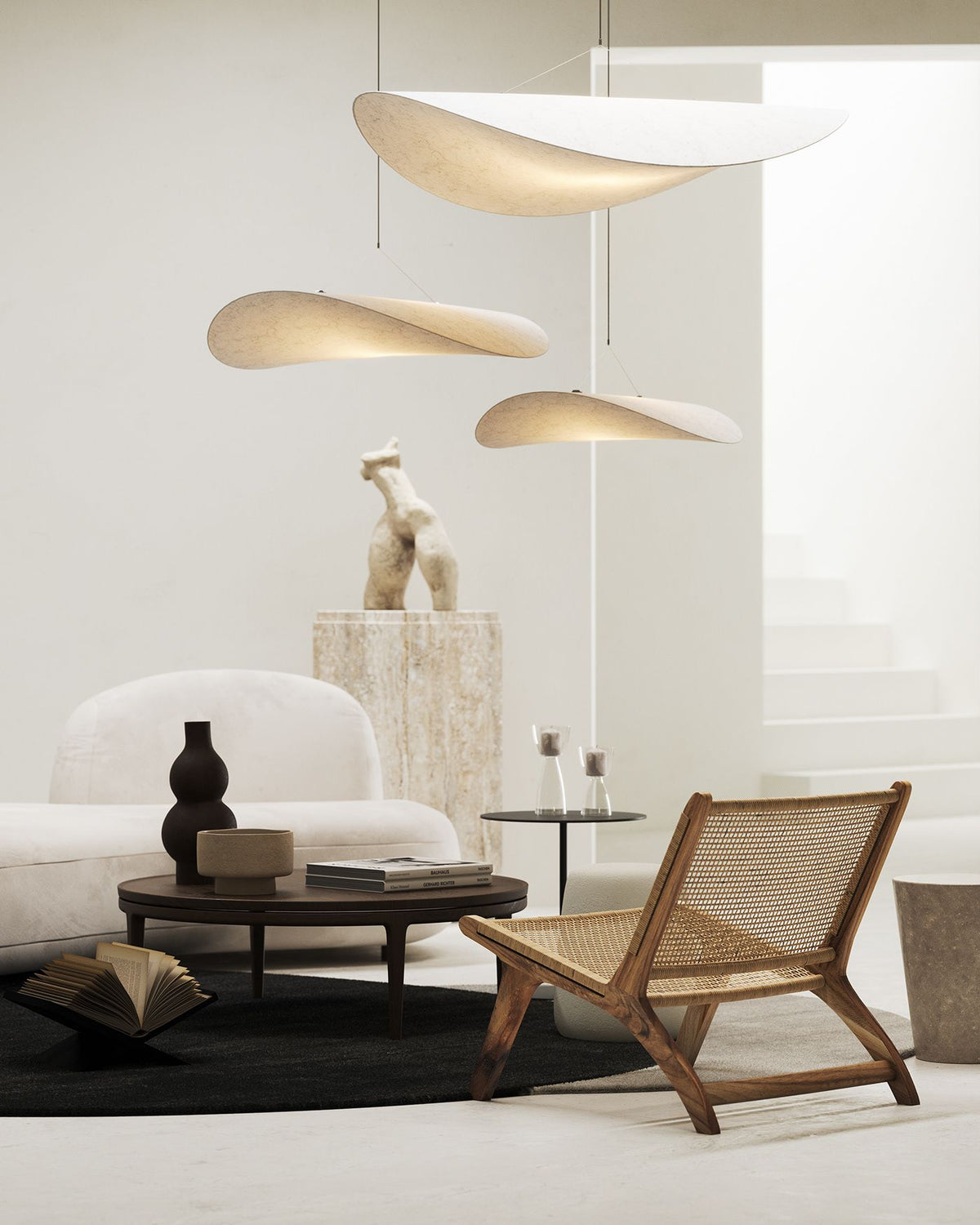 Twist Pendant Contemporary Swag Light