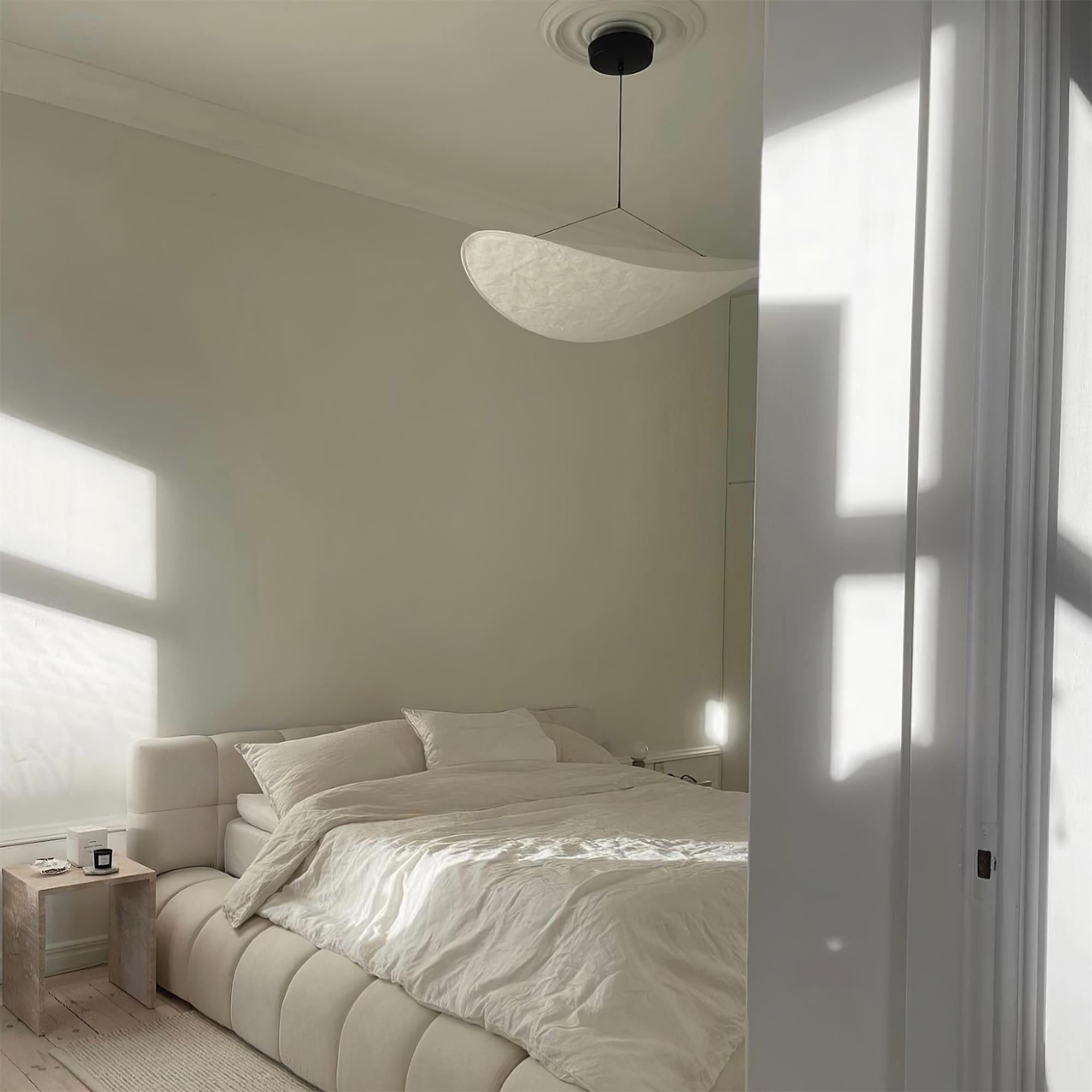 Luminette Minimalist Silk Pendant Light