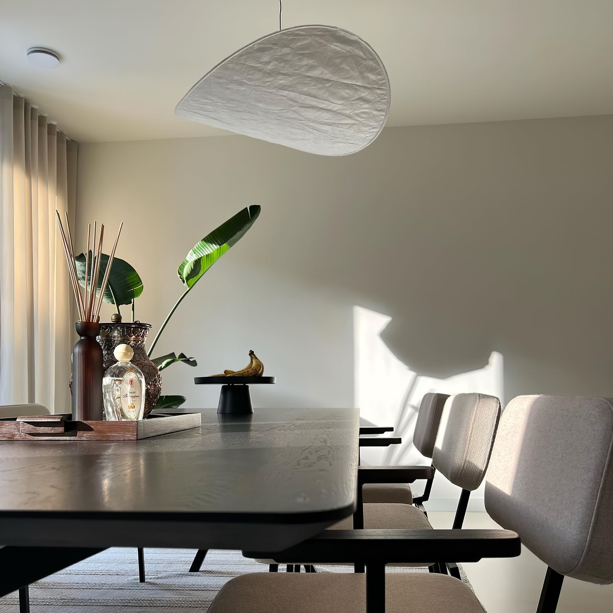 Luminette Minimalist Silk Pendant Light
