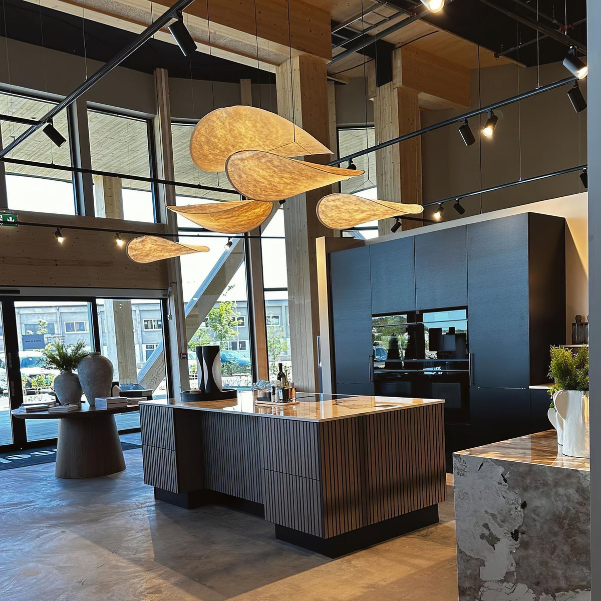 Luminette Minimalist Silk Pendant Light
