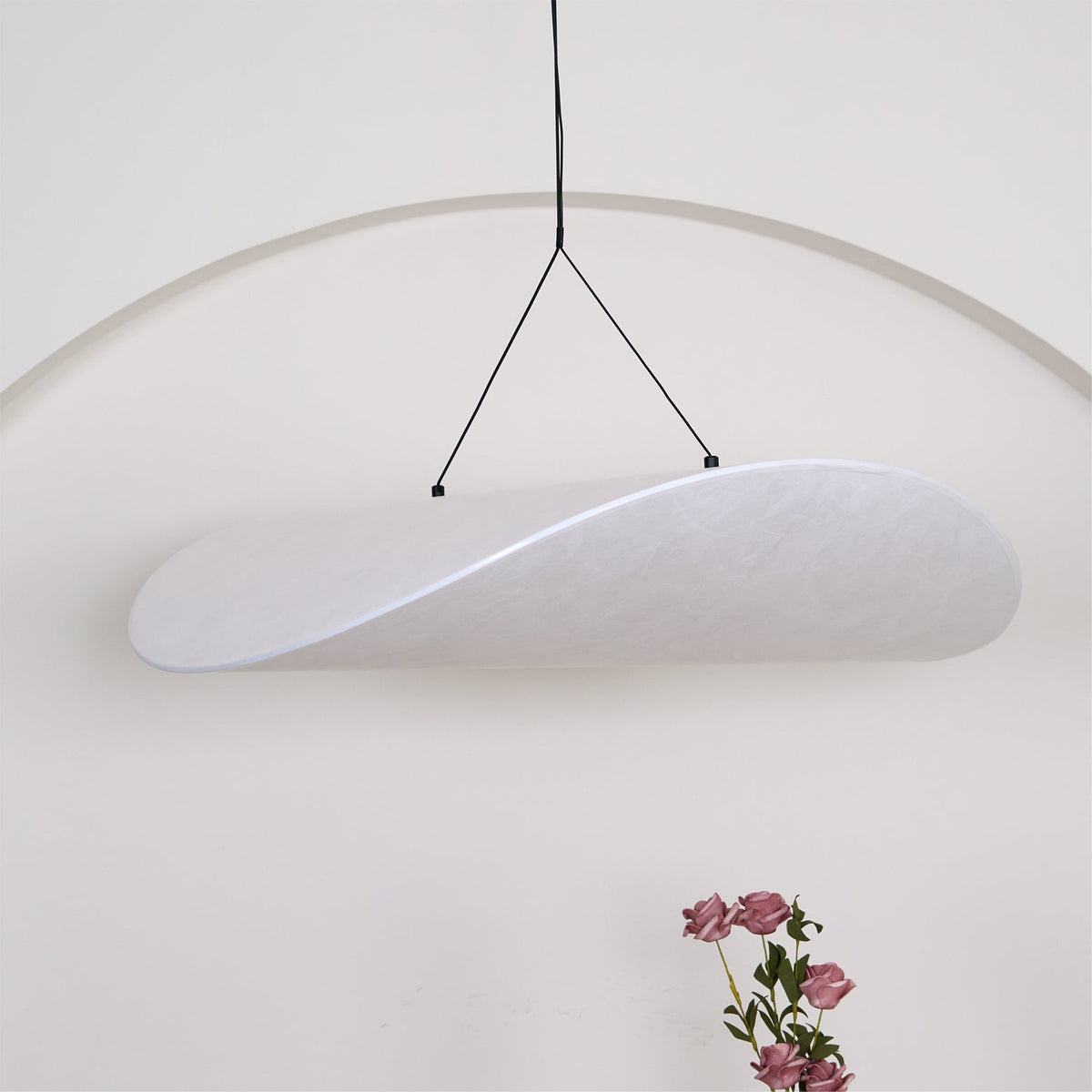 Luminette Minimalist Silk Pendant Light