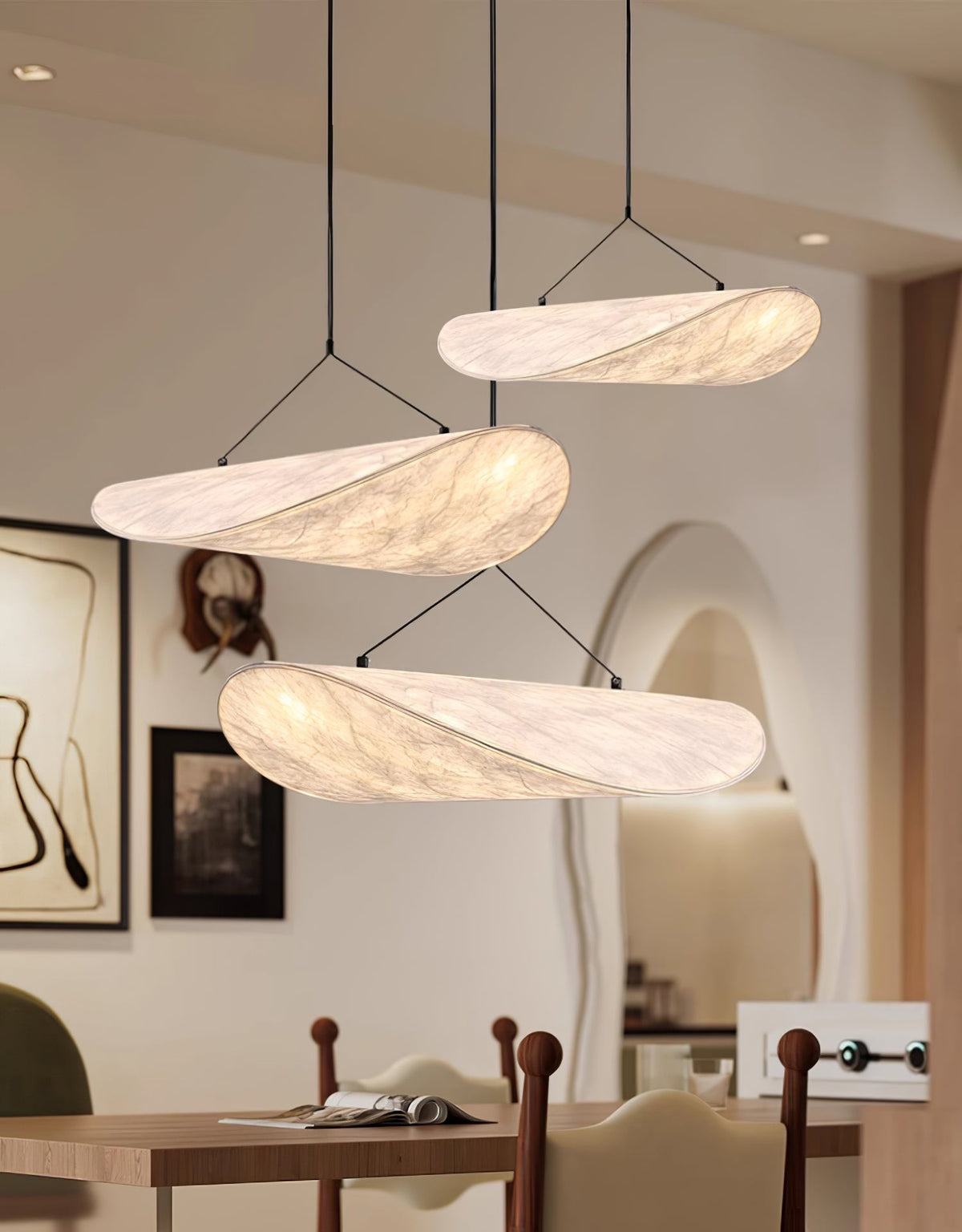 Twist Pendant Contemporary Swag Light