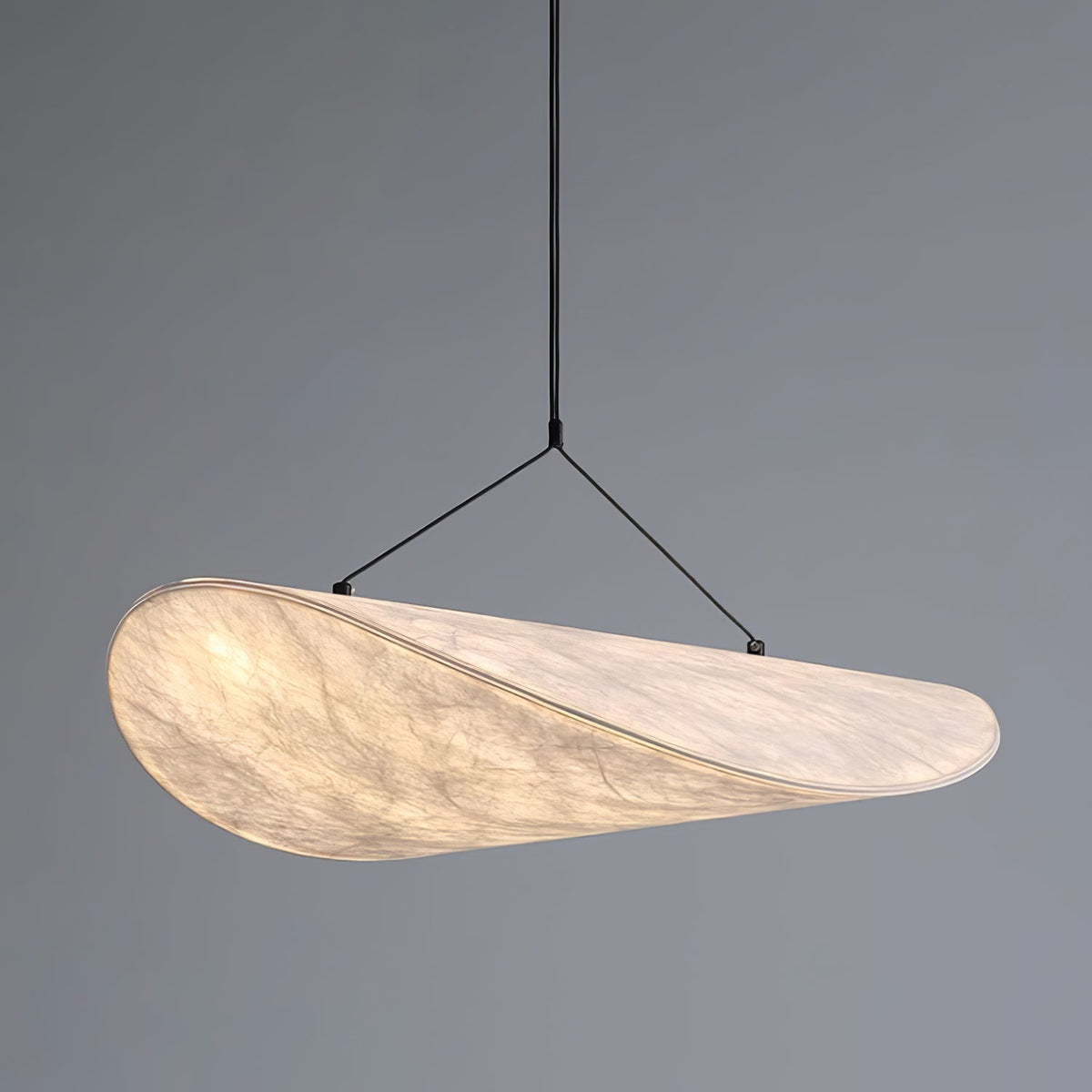 Luminette Minimalist Silk Pendant Light