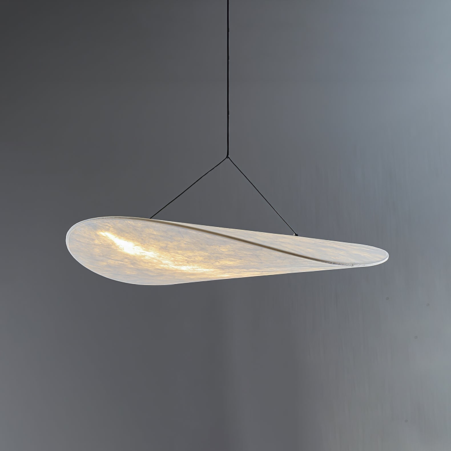 Luminette Minimalist Silk Pendant Light