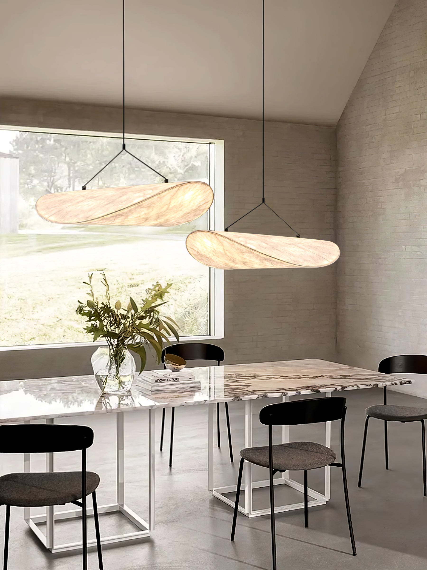 Luminette Minimalist Silk Pendant Light