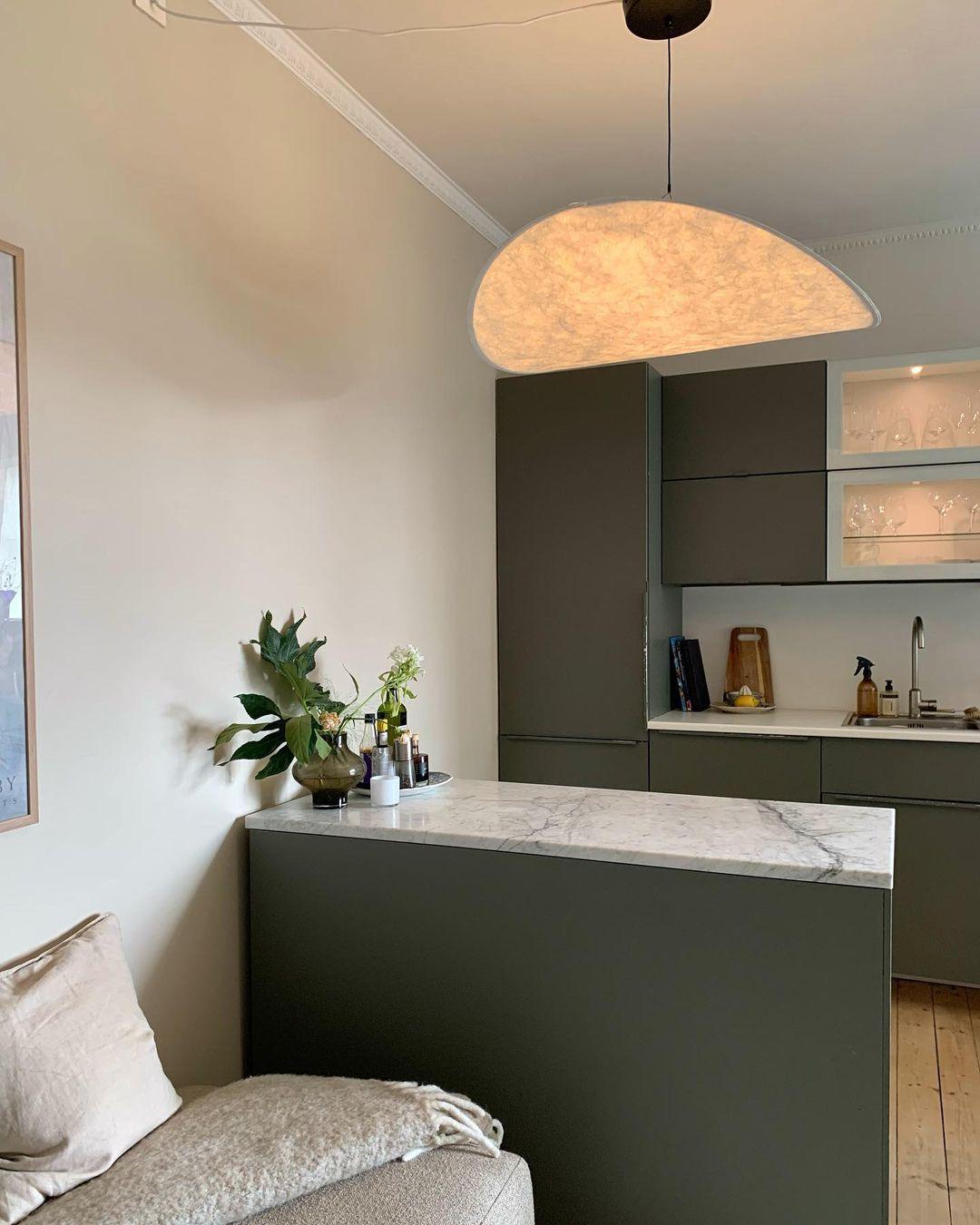 Luminette Minimalist Silk Pendant Light