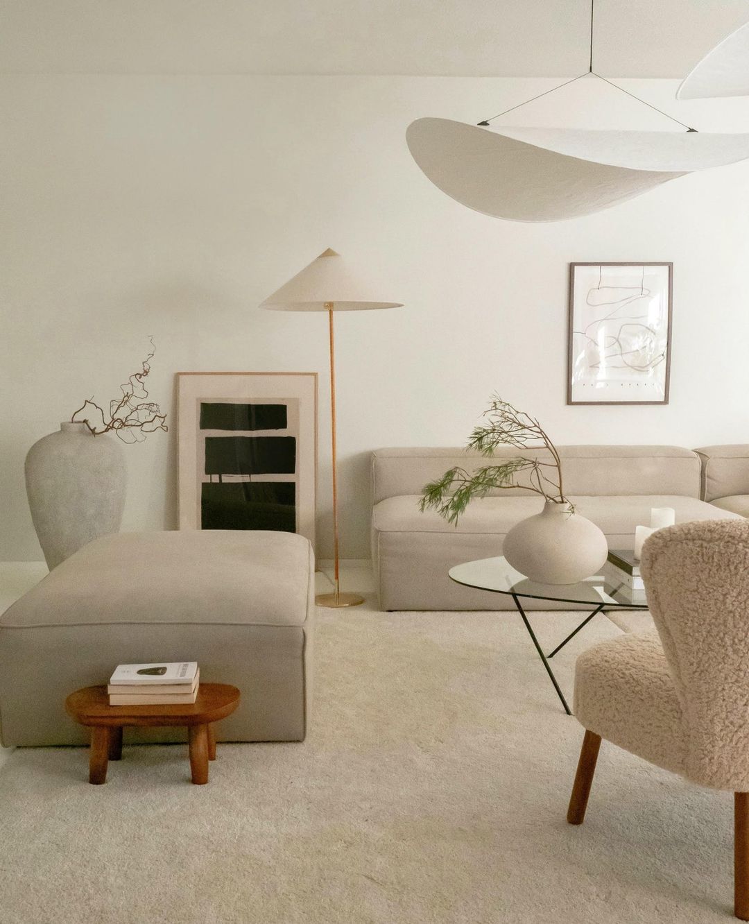 Luminette Minimalist Silk Pendant Light