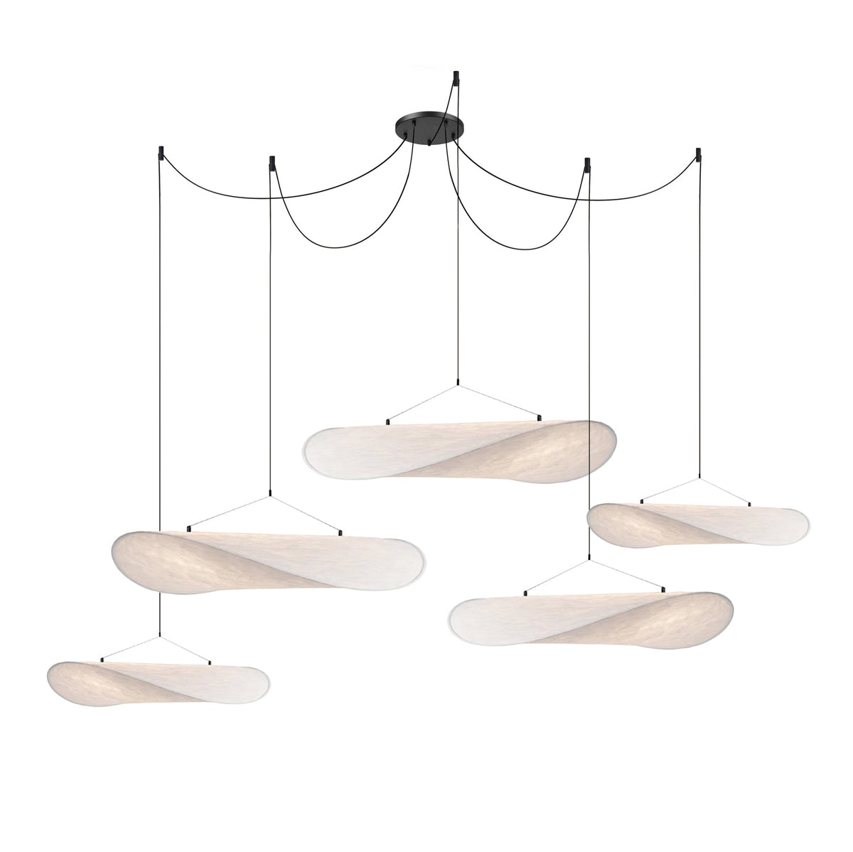Luminette Minimalist Silk Pendant Light