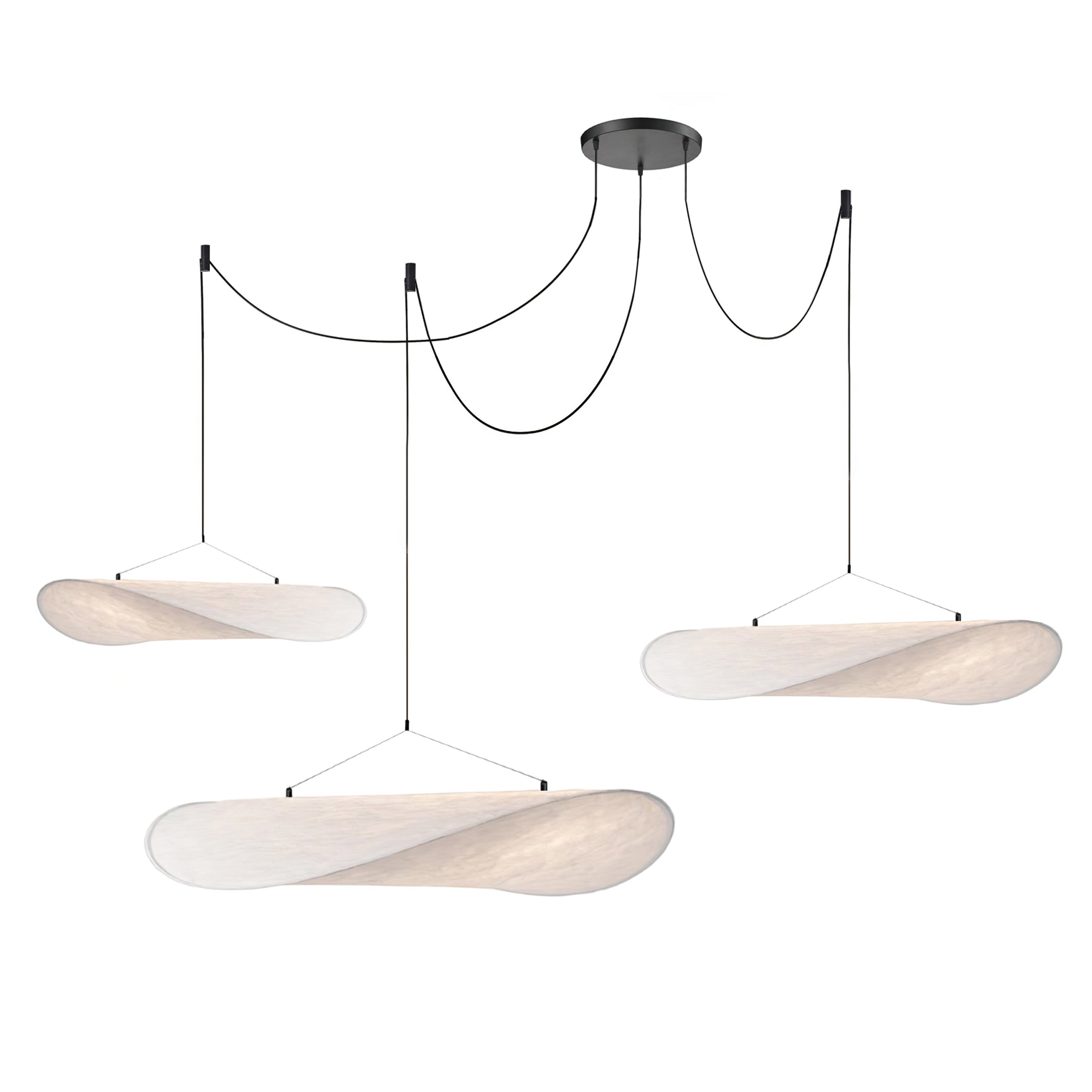 Luminette Minimalist Silk Pendant Light