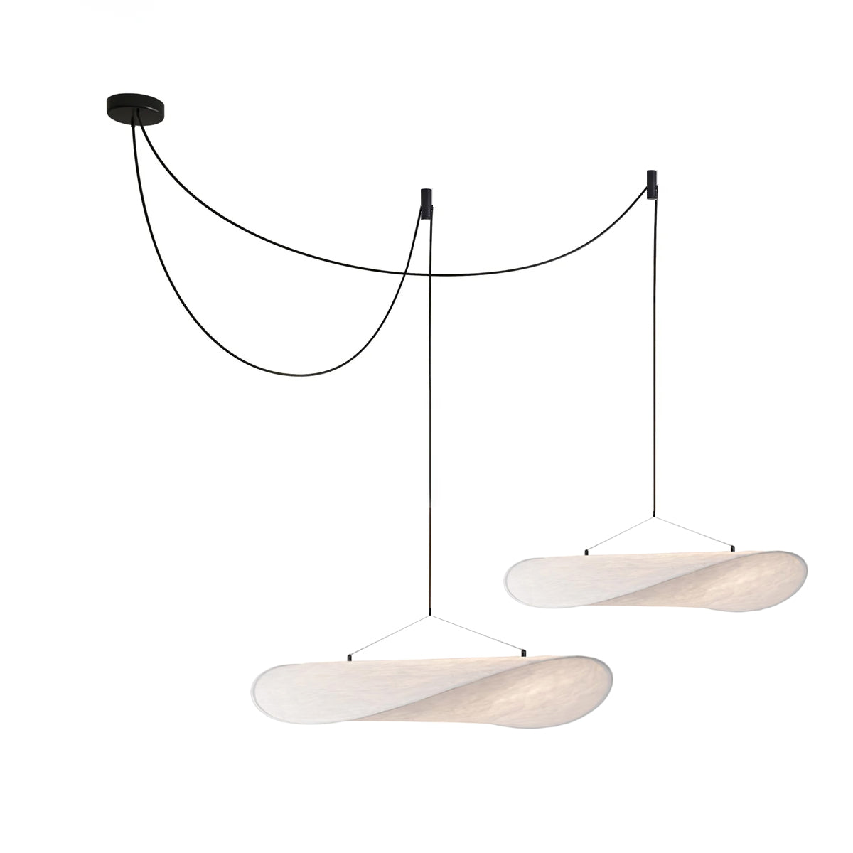 Luminette Minimalist Silk Pendant Light