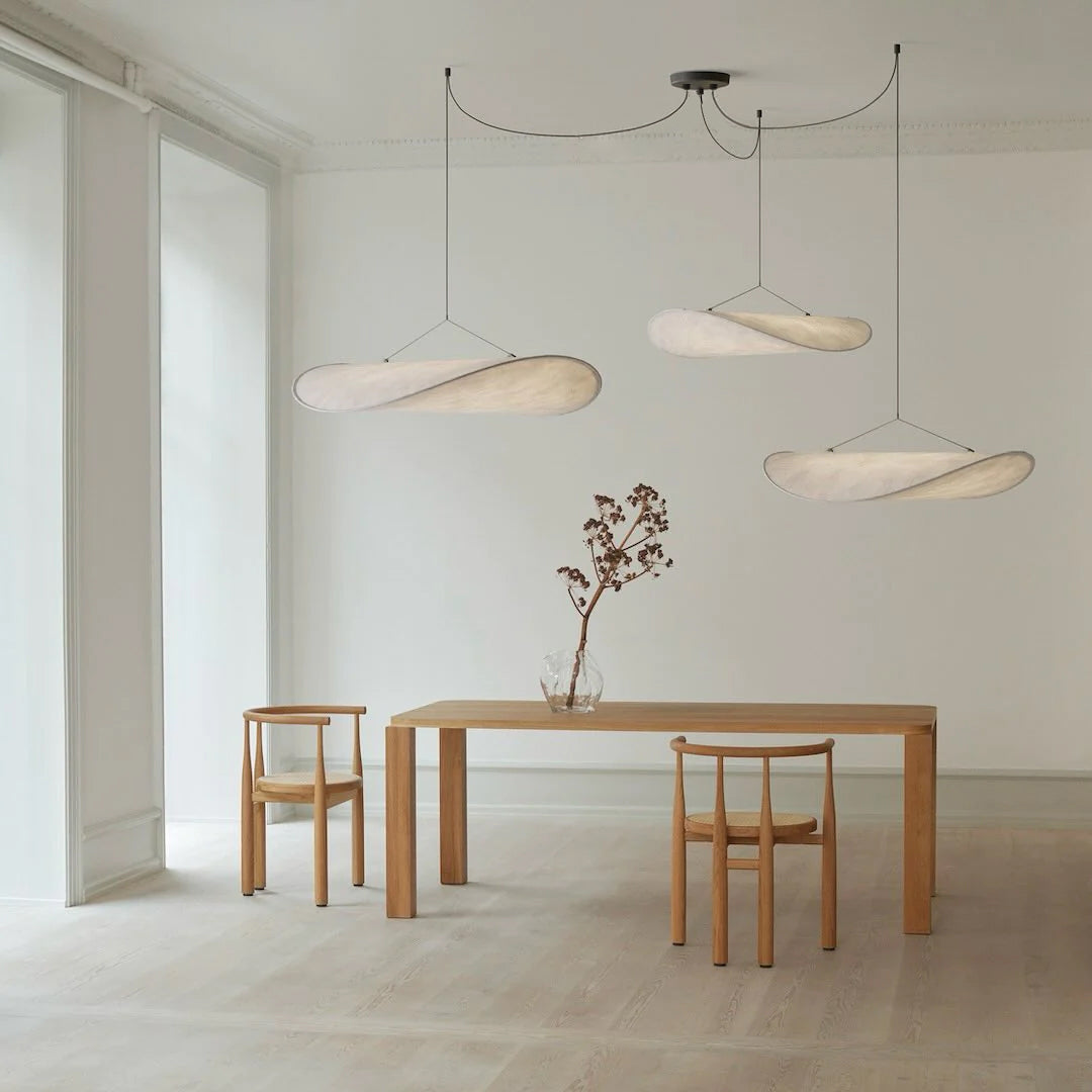 Luminette Minimalist Silk Pendant Light