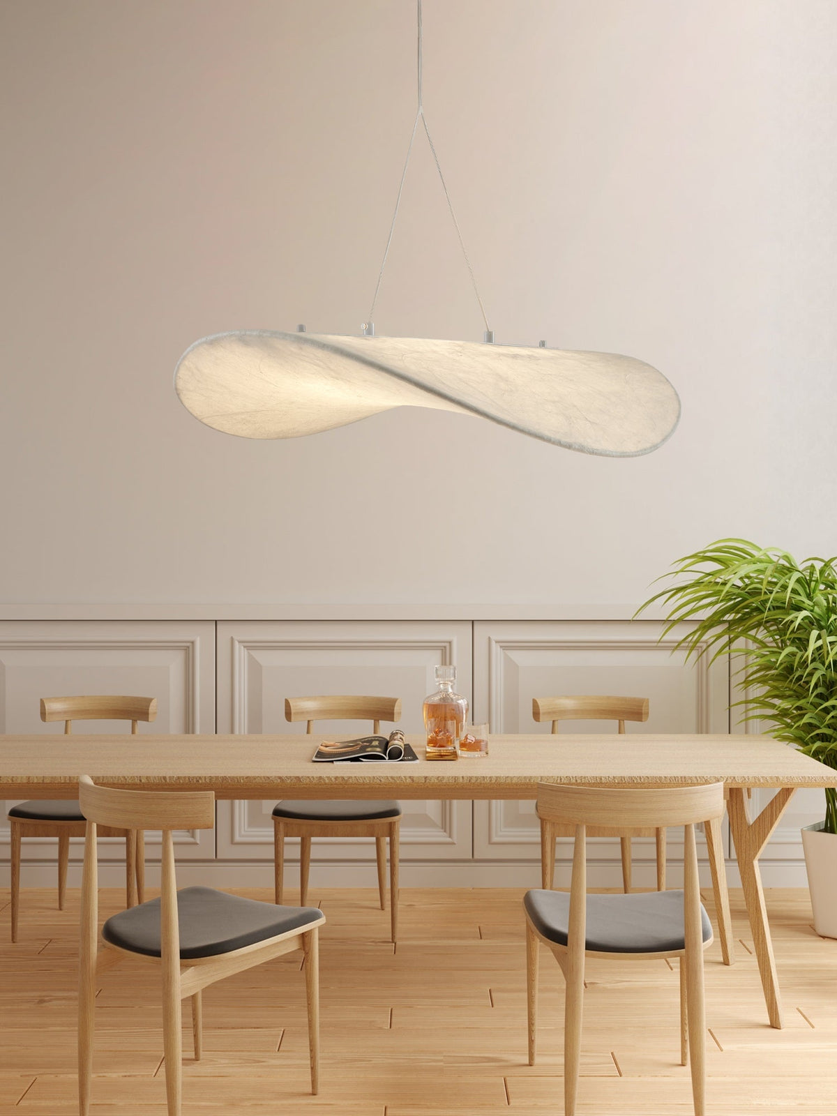 Marenis Elegance Nordic Silk Pendant Light