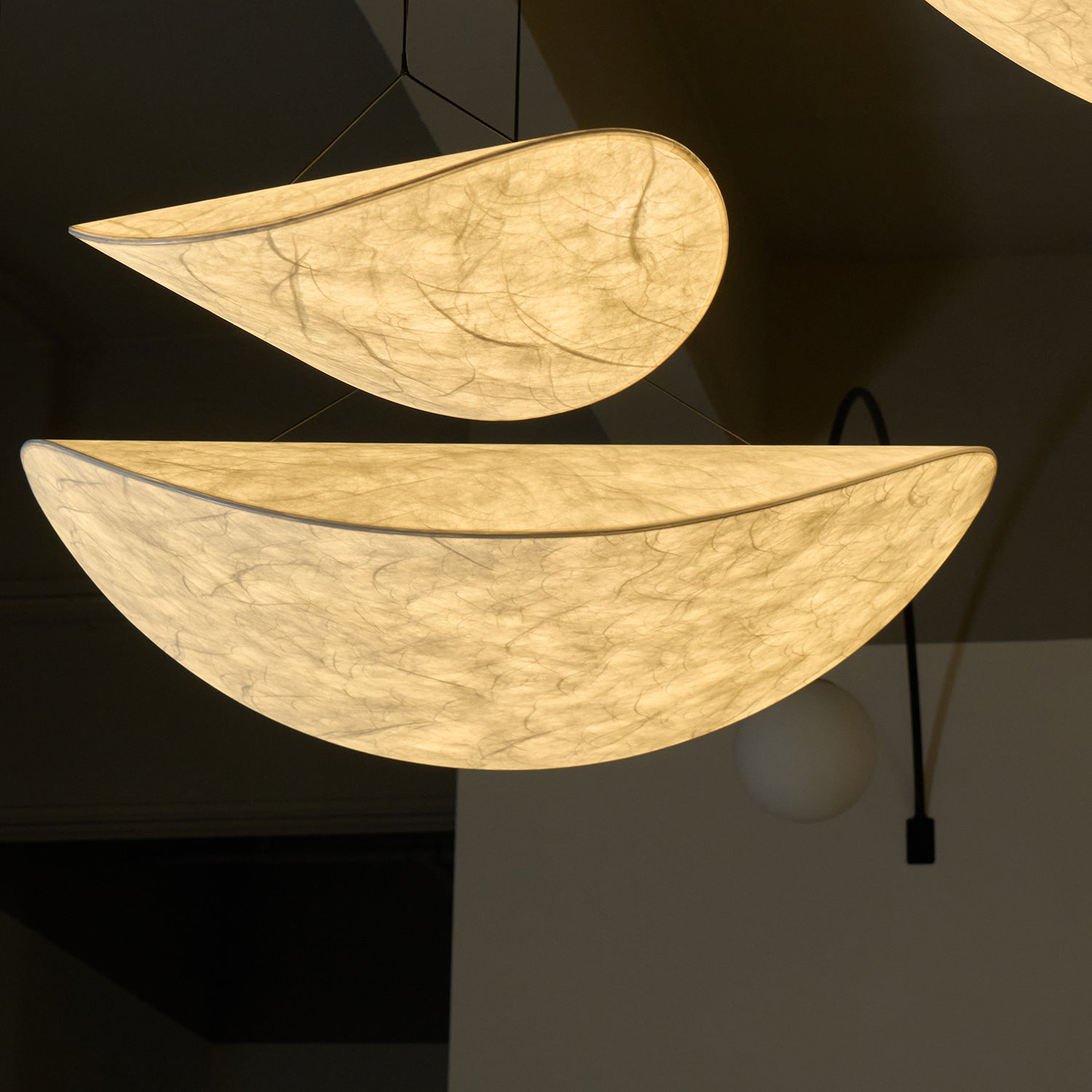 Luminette Minimalist Silk Pendant Light