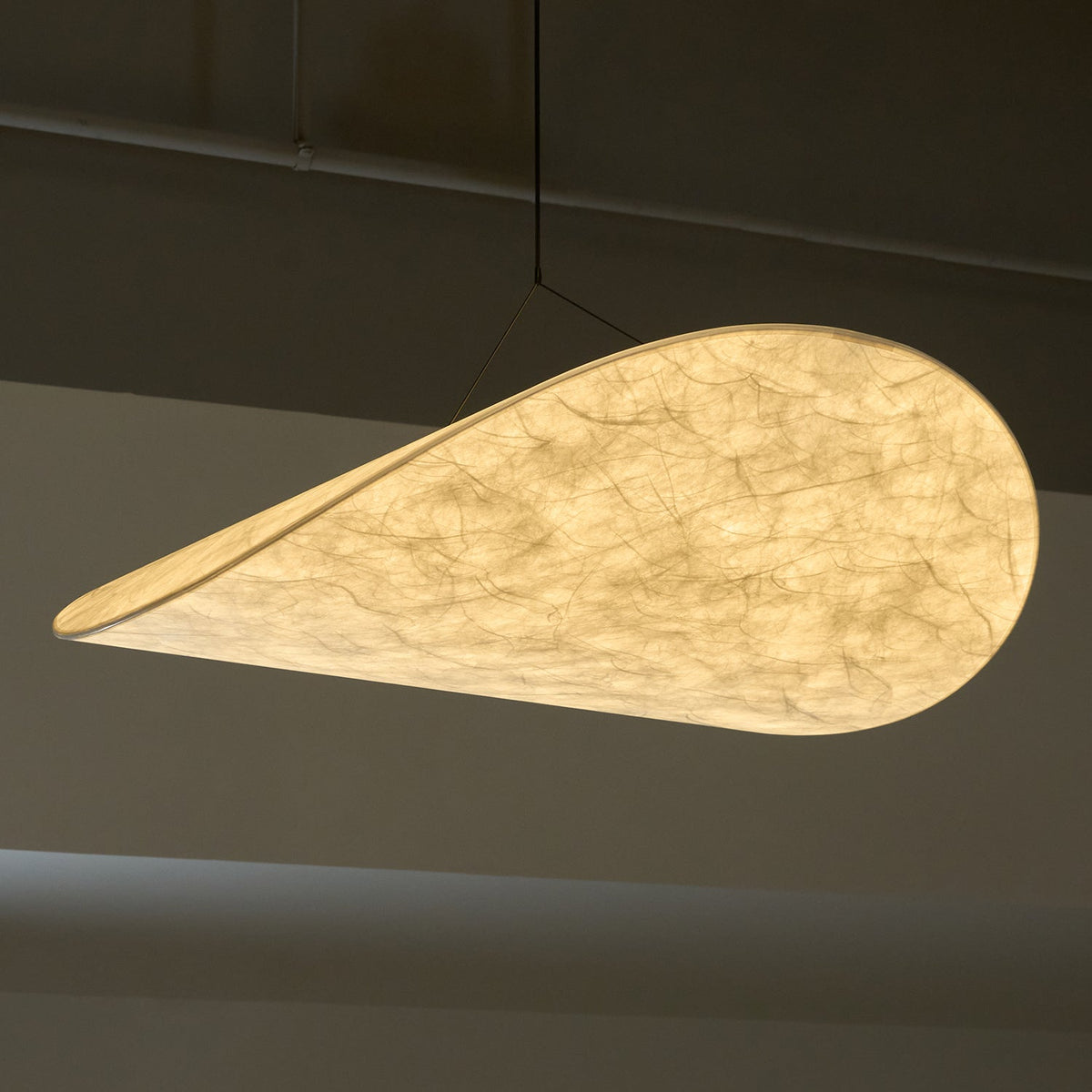 Luminette Minimalist Silk Pendant Light