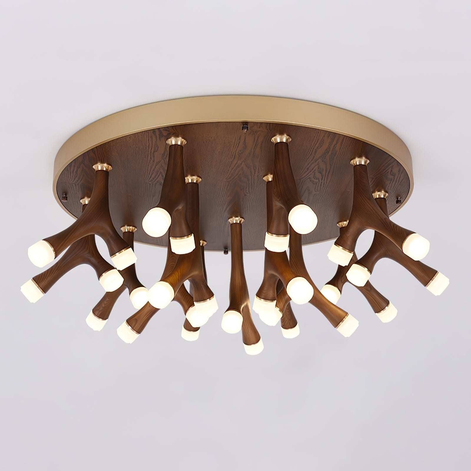 Vilorion Nature-Inspired Wood Ceiling Light