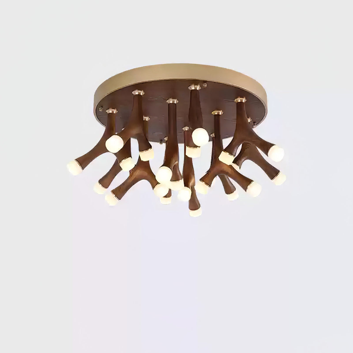 Vilorion Nature-Inspired Wood Ceiling Light