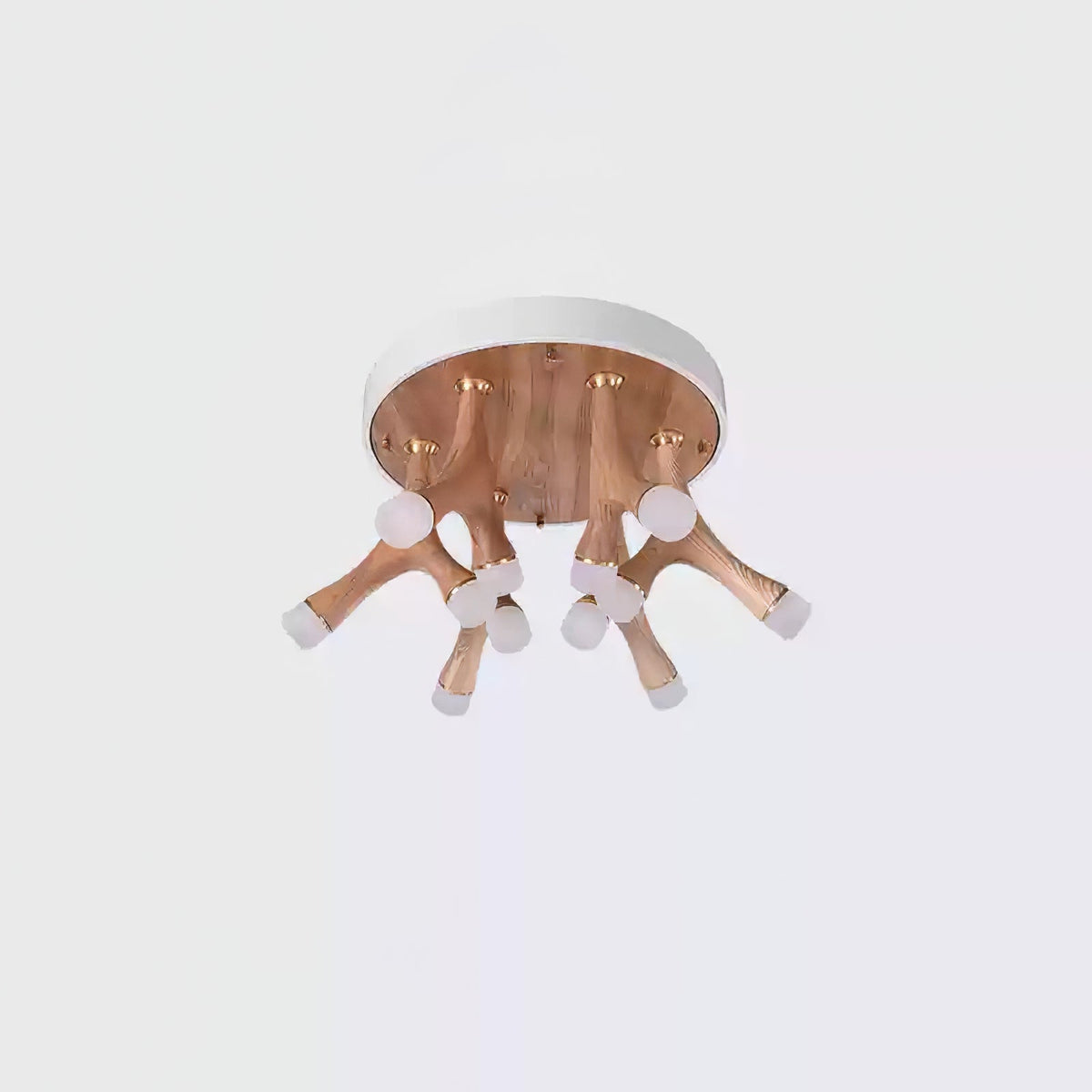 Vilorion Nature-Inspired Wood Ceiling Light