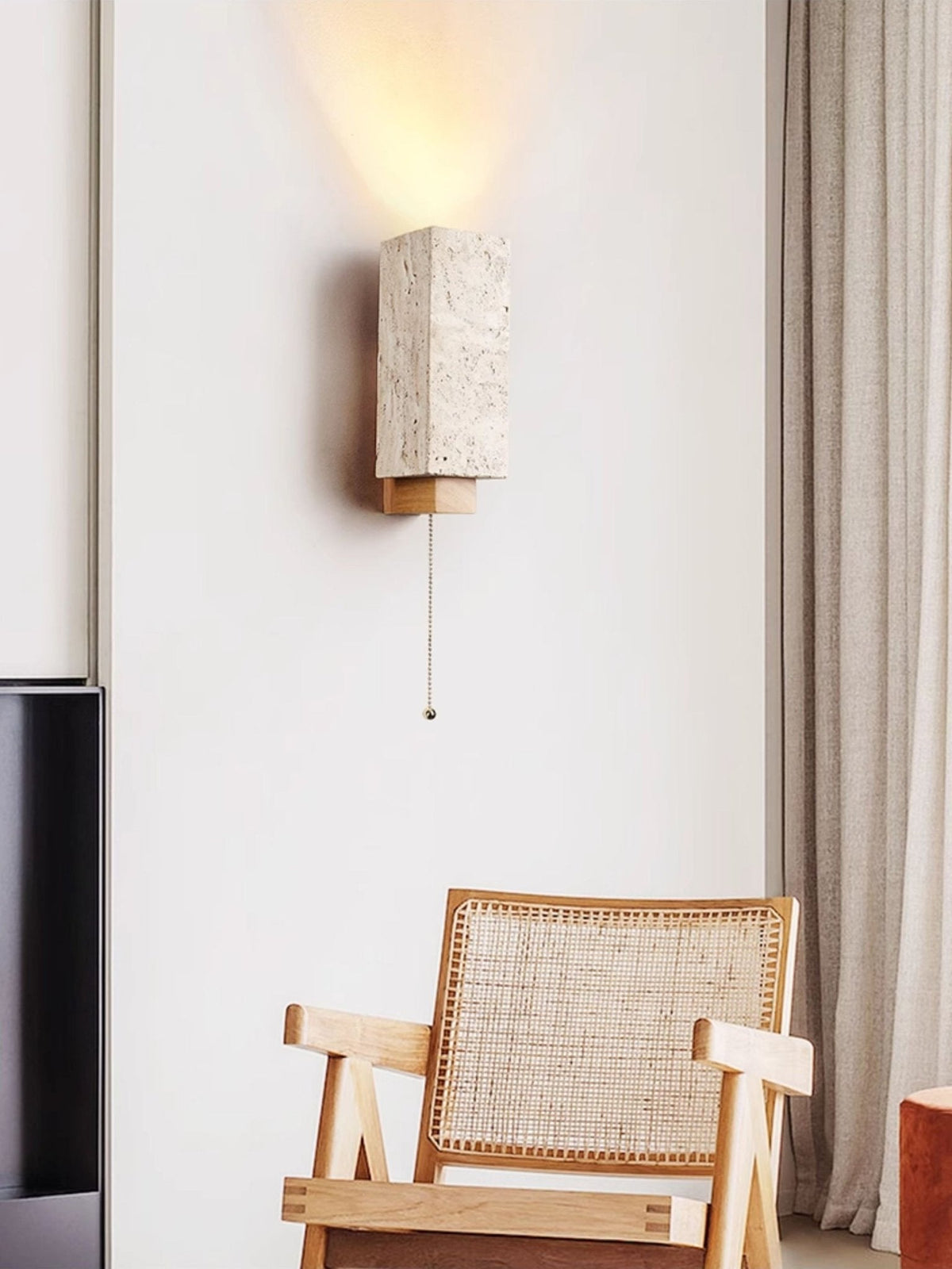 Elsoran Travertine Block Wall Light
