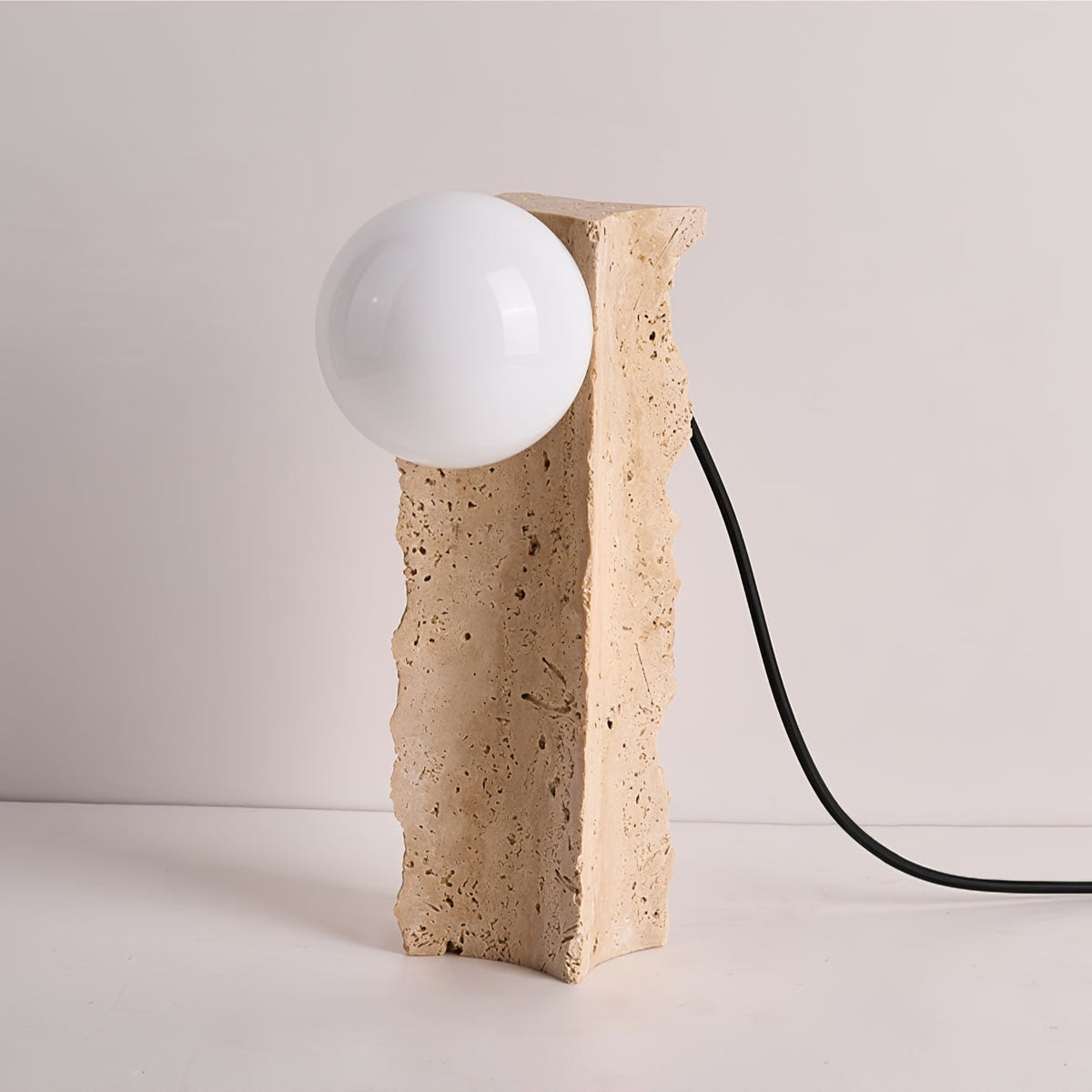 Vyrnora Travertine Slab Table Lamp