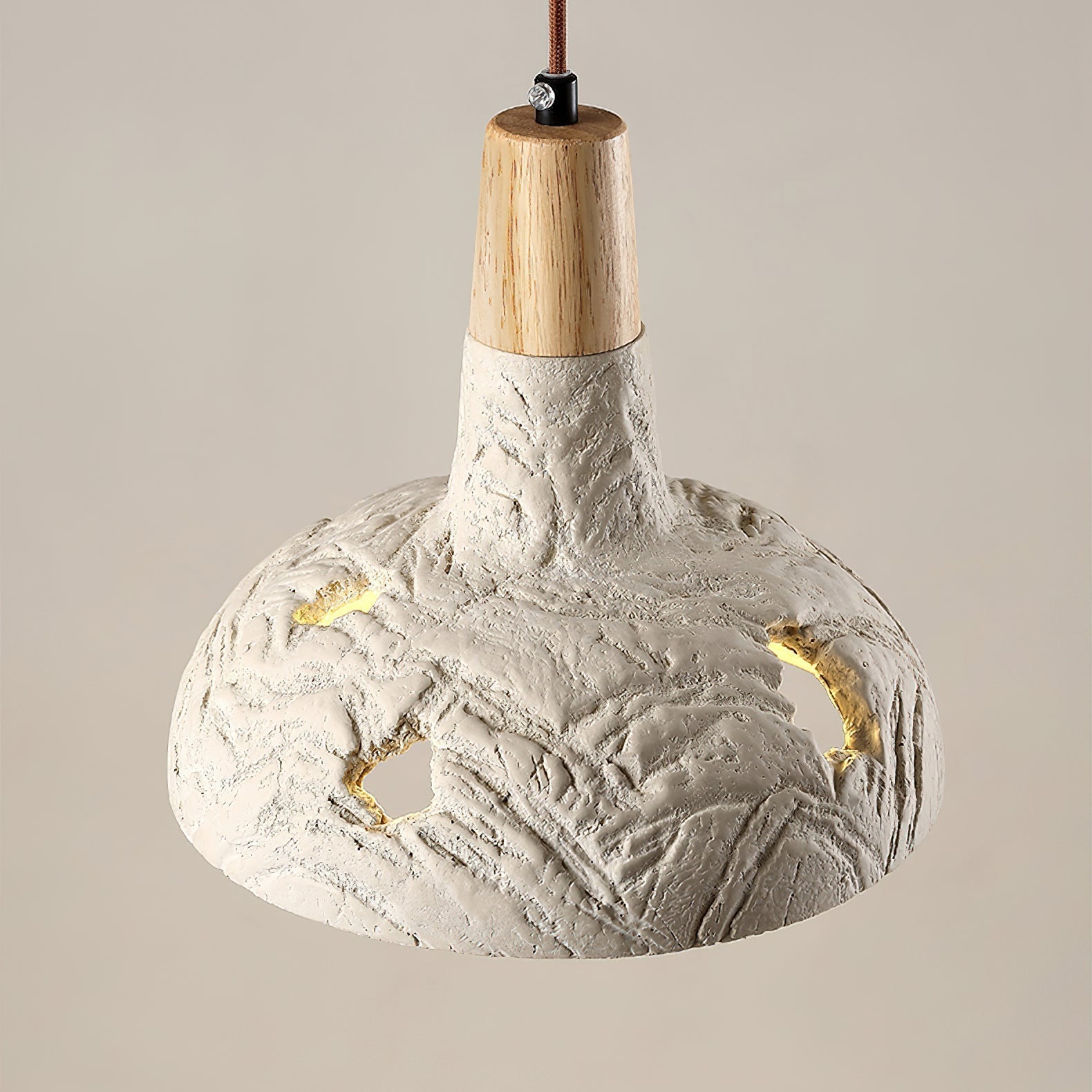 Ormarion Nordic Art Carve Cement Pendant Lamp