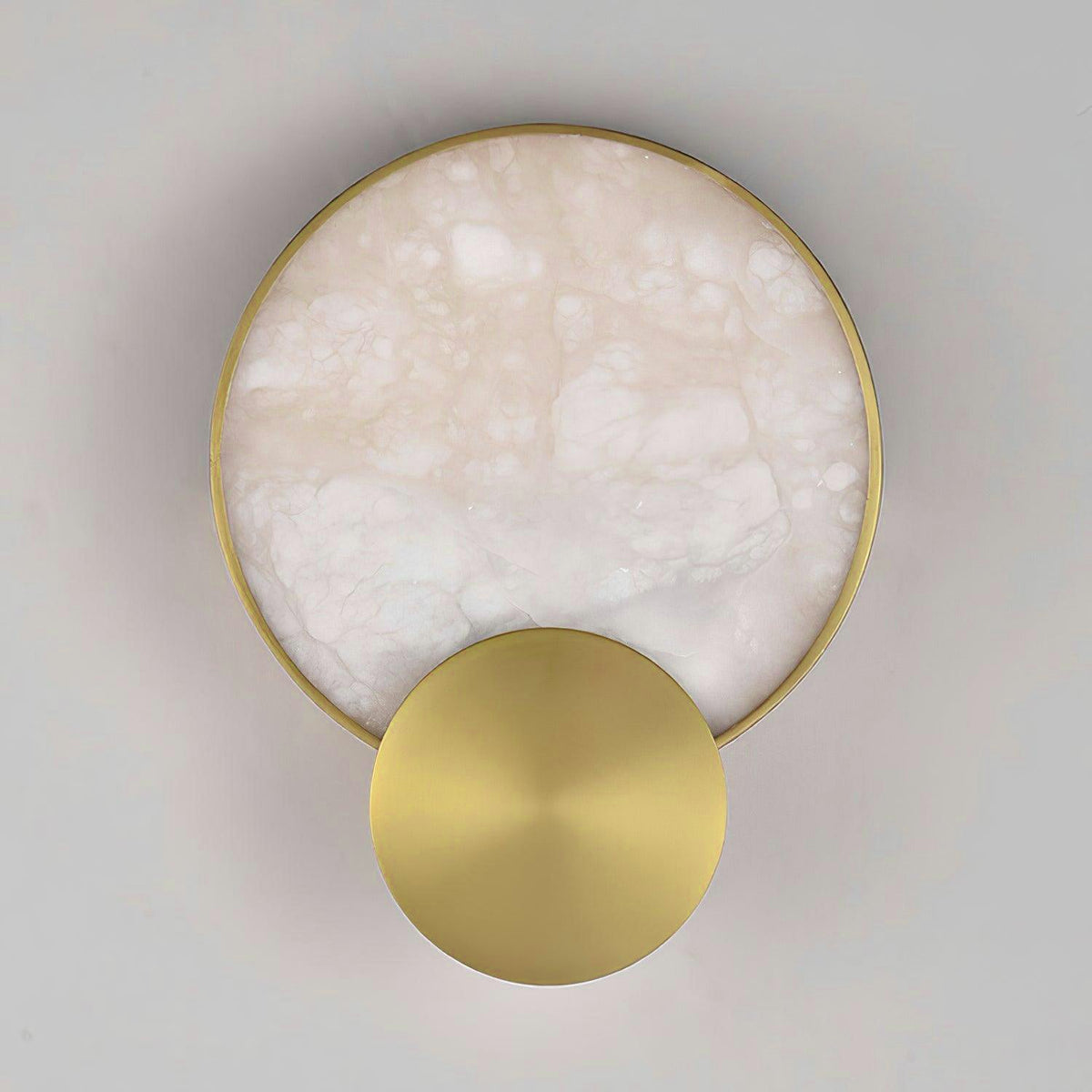 Myvelarae Circular Alabaster Wall Light