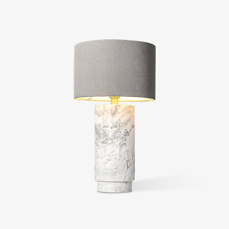 Xavi Marble Fabric Table Lamp