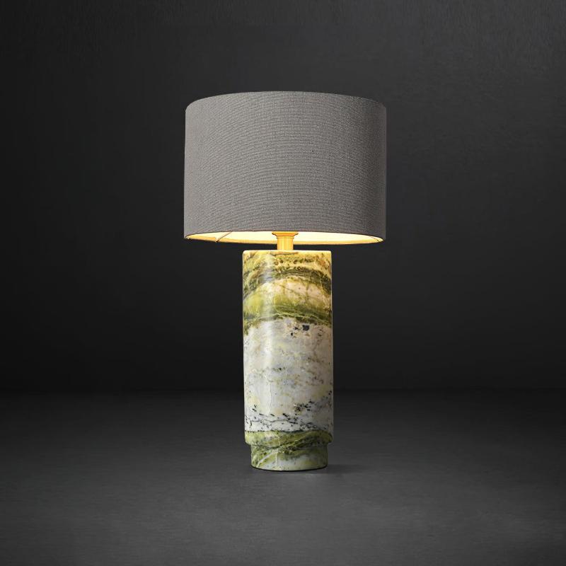 Xavi Marble Fabric Table Lamp