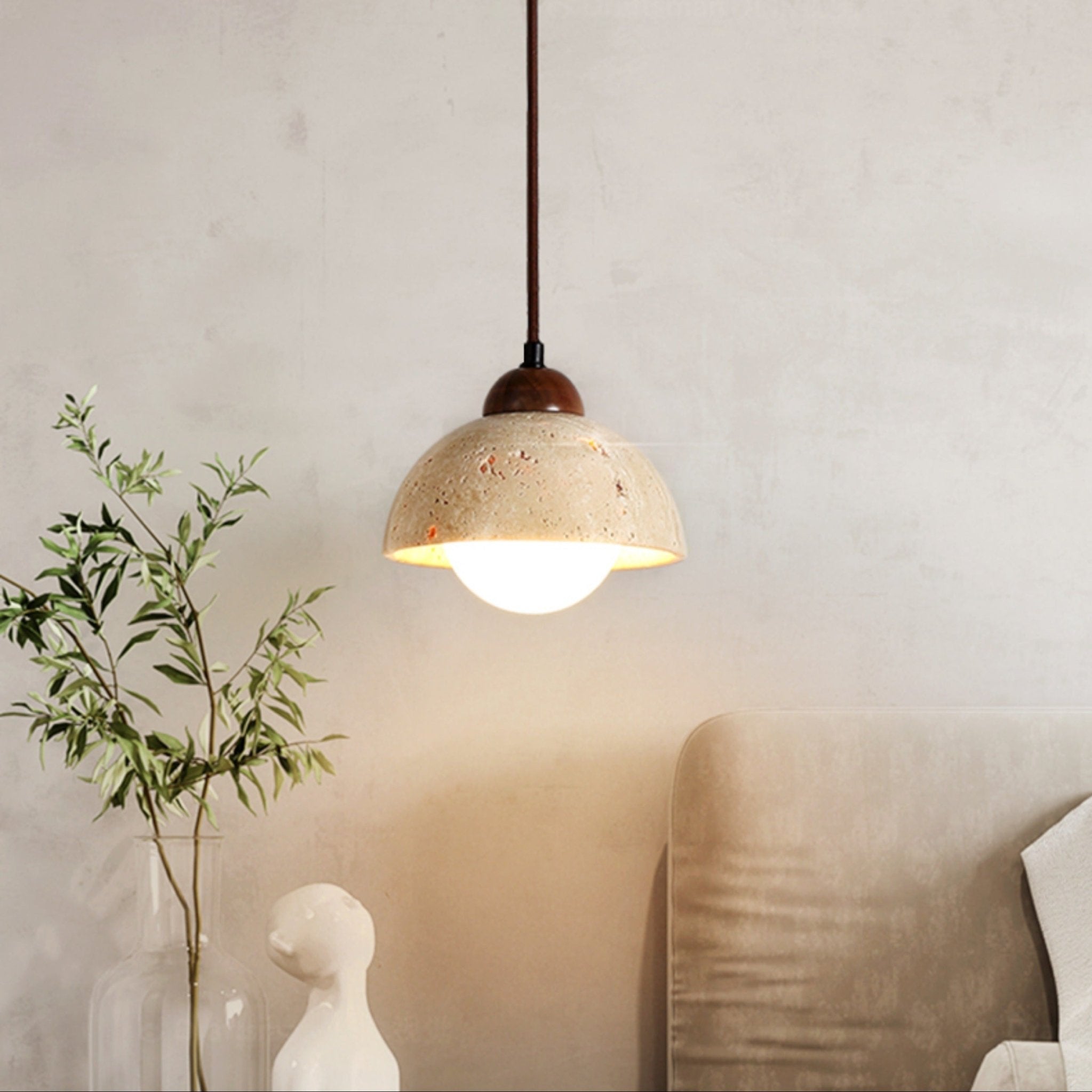 Terralume Dome Pendant Lamp - Neutral Decor