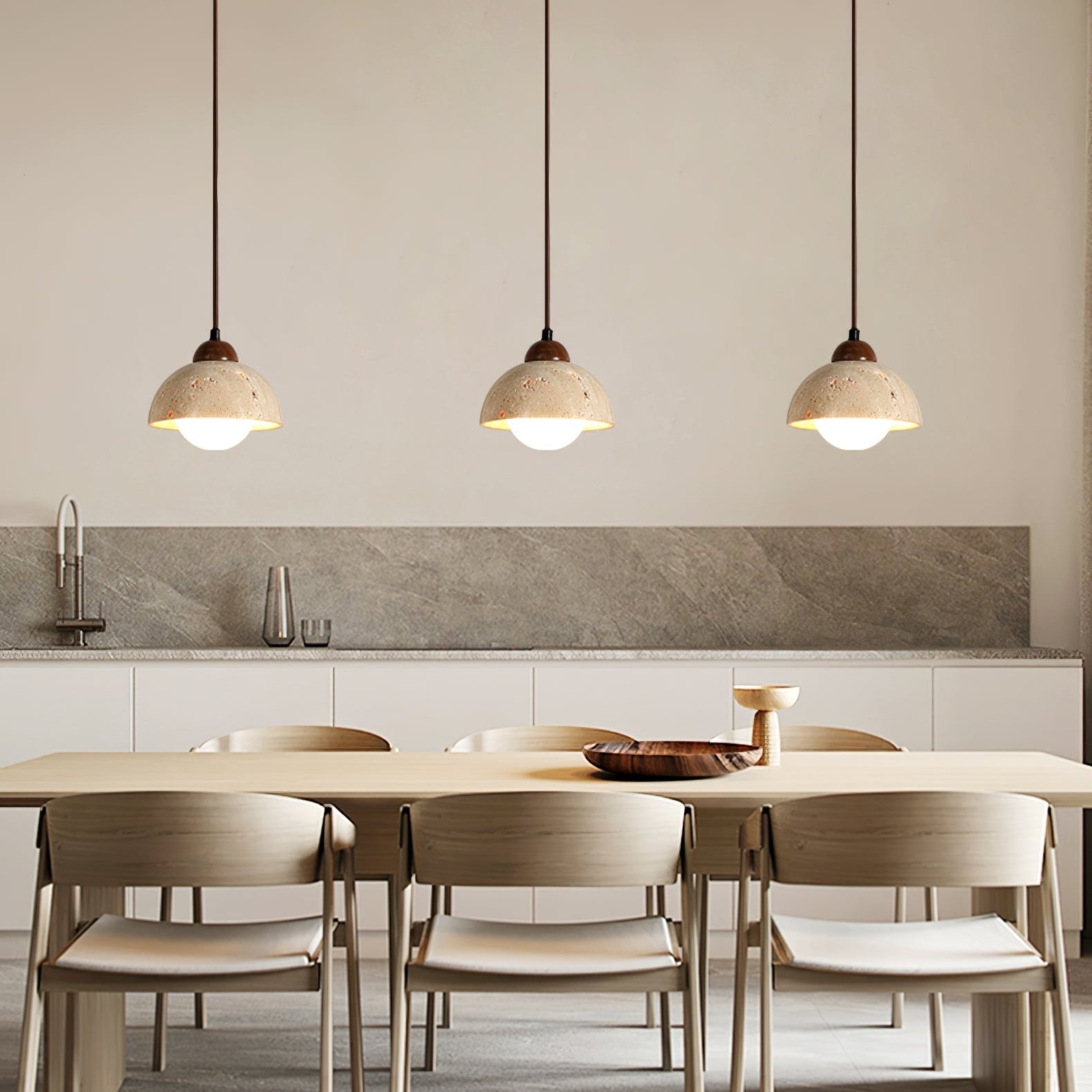 Terralume Dome Pendant Lamp - Neutral Decor