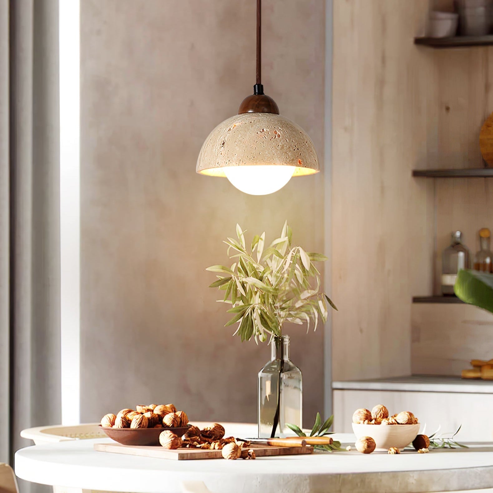 Terralume Dome Pendant Lamp - Neutral Decor
