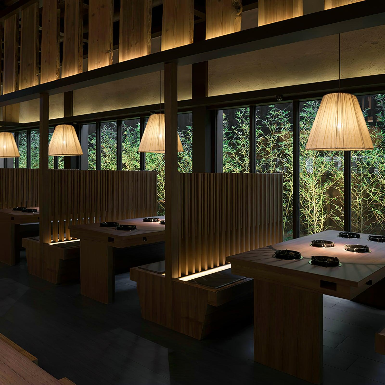 Docan Fabric Retro Pendant Lamp