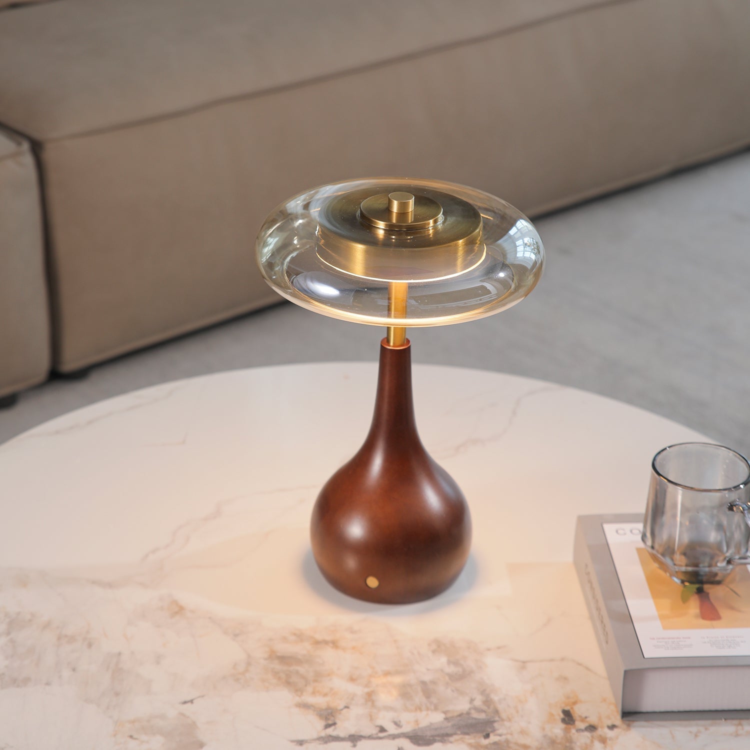 Airdes Wood Vintage Table Lamp
