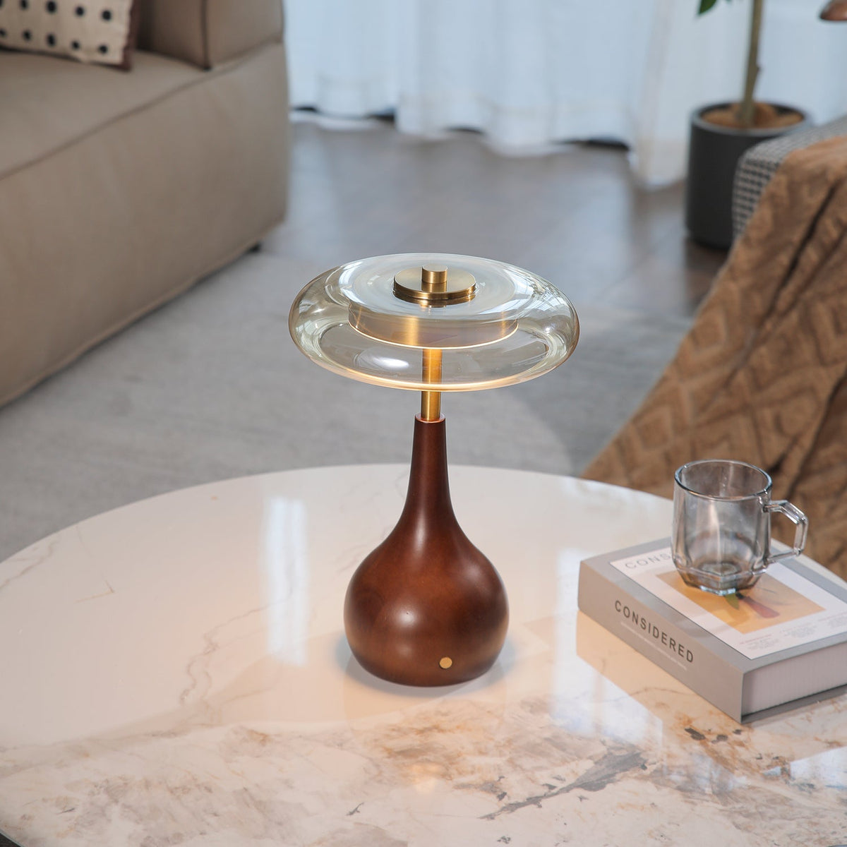 Airdes Wood Vintage Table Lamp