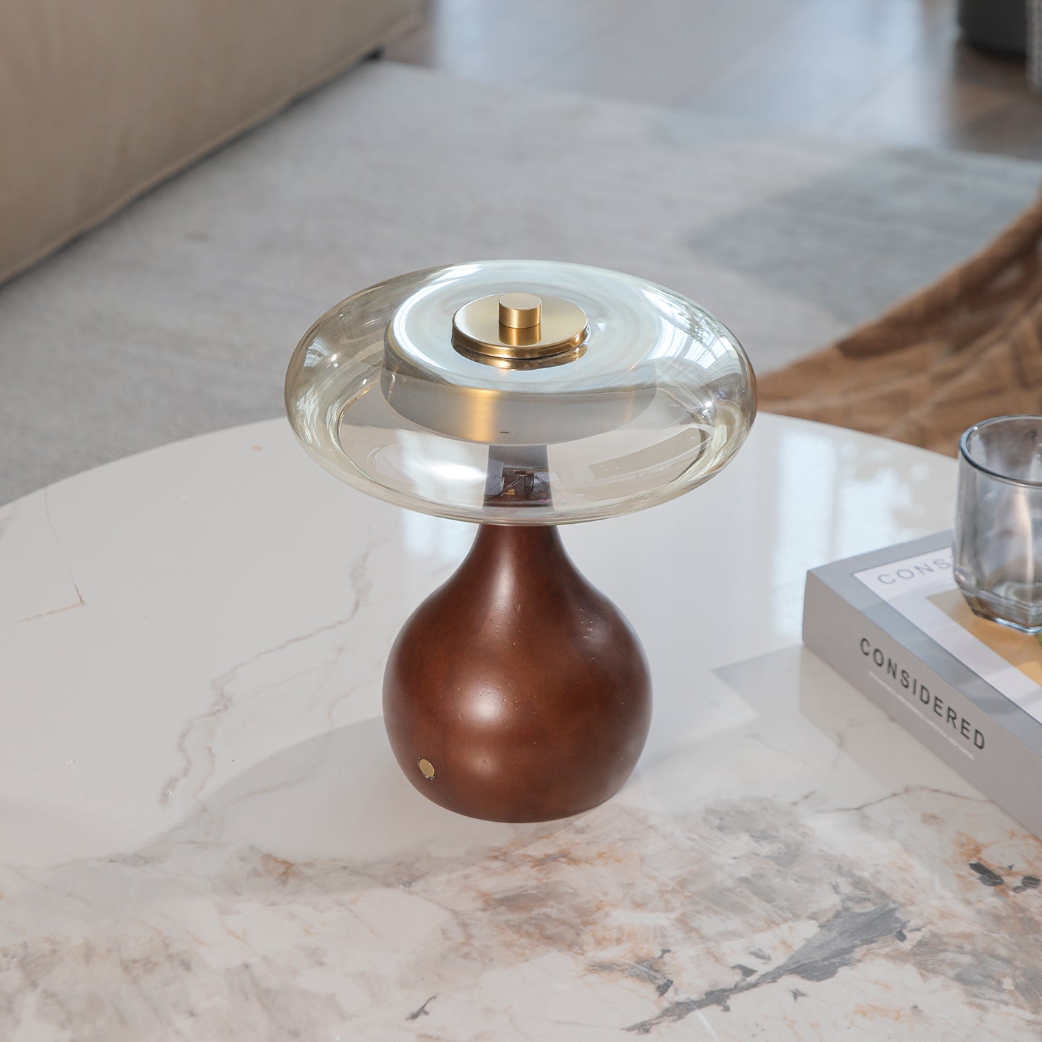 Airdes Wood Vintage Table Lamp