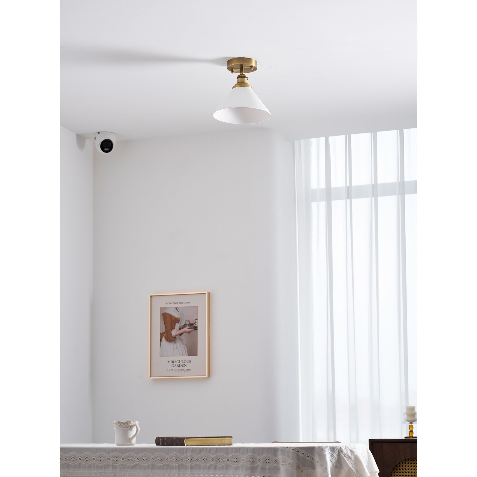 Aureleon Brass Minimalist Design Ceiling Lamp