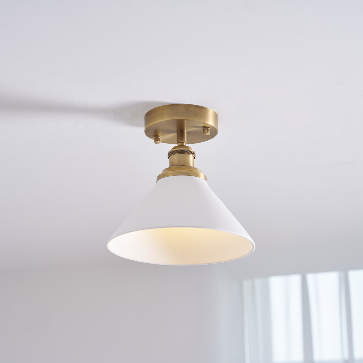 Aureleon Brass Minimalist Design Ceiling Lamp