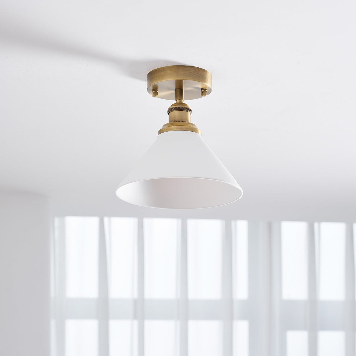 Aureleon Brass Minimalist Design Ceiling Lamp
