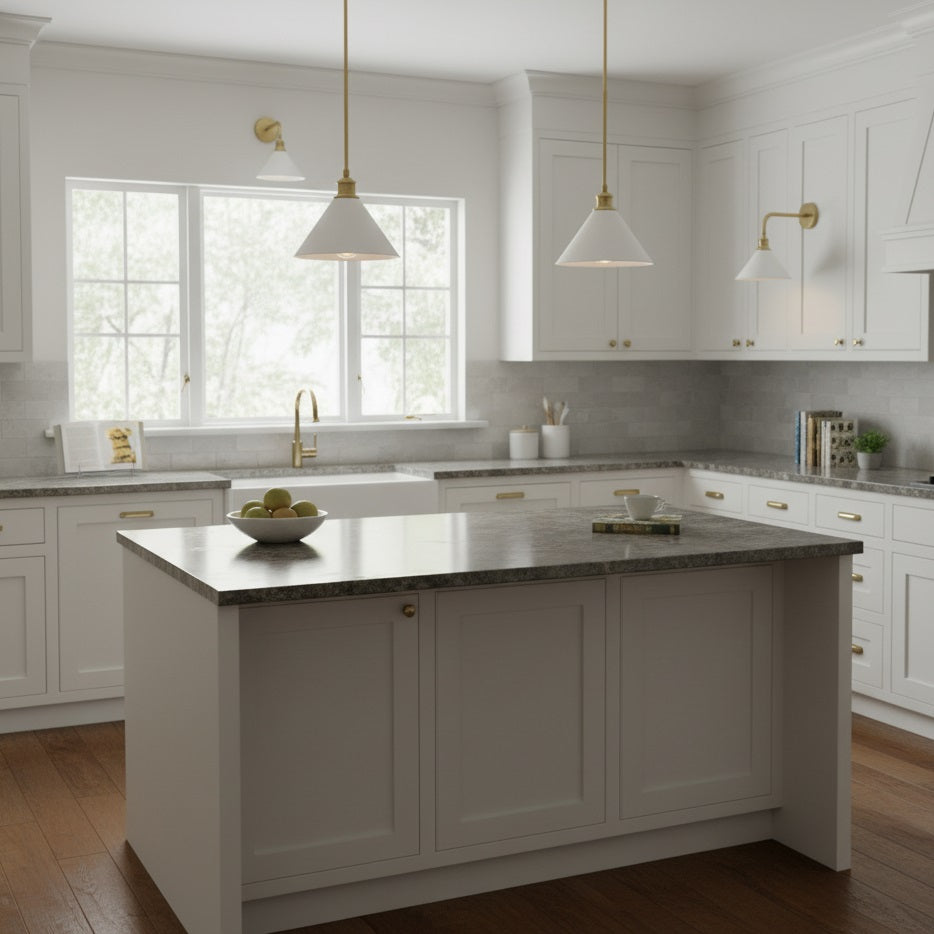 Soluenne Brass Contemporary Design Pendant Lamp