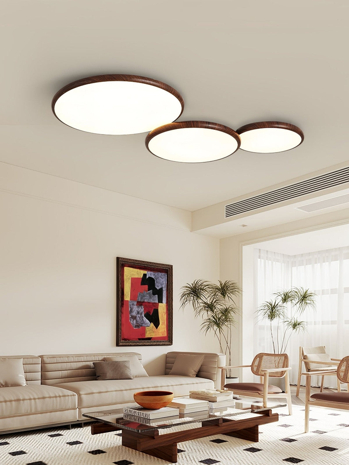 Bluxen Thin Geometry Shape Ceiling Lamp