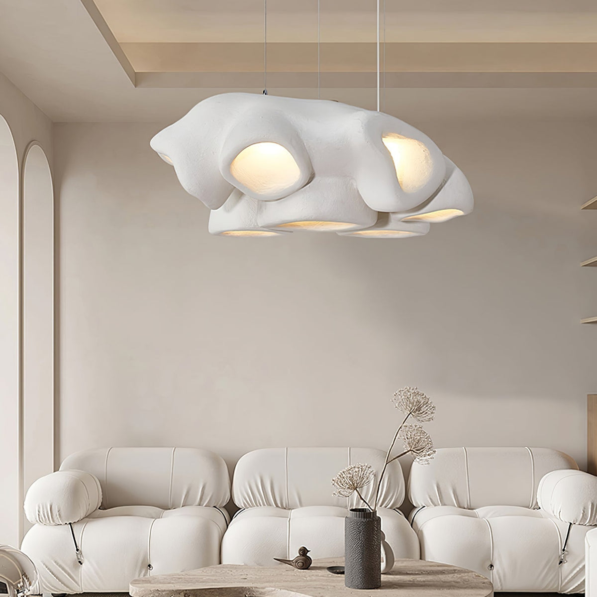 Cloud Modern Polystyrene Pendant Light