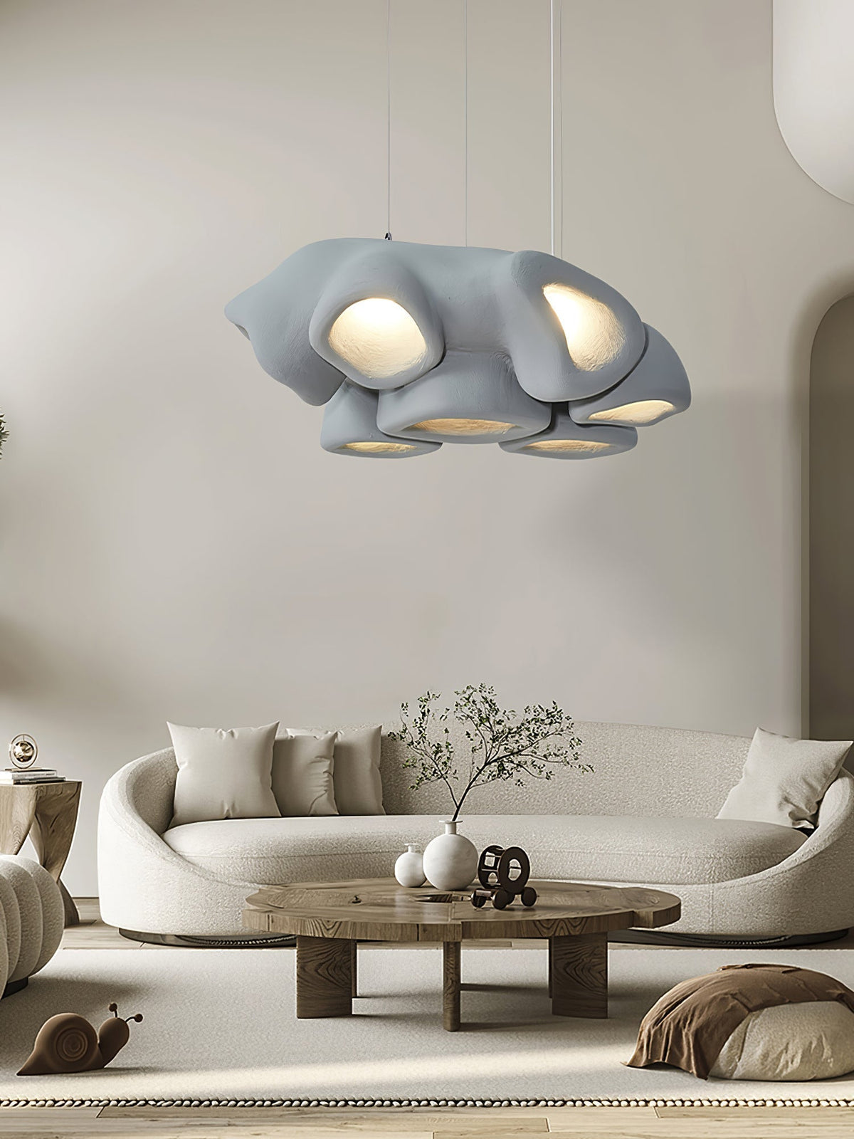 Cloud Modern Polystyrene Pendant Light