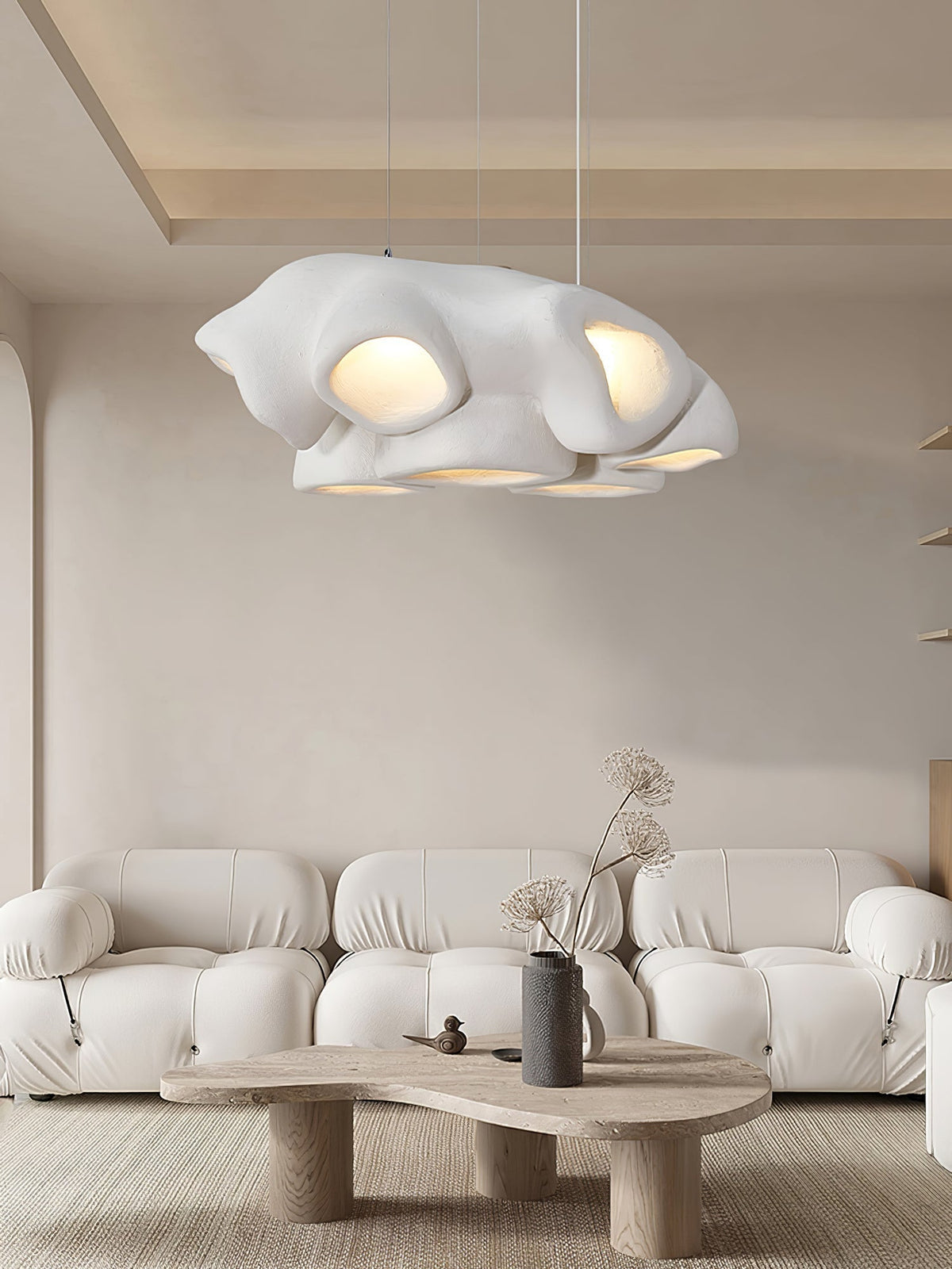 Cloud Modern Polystyrene Pendant Light
