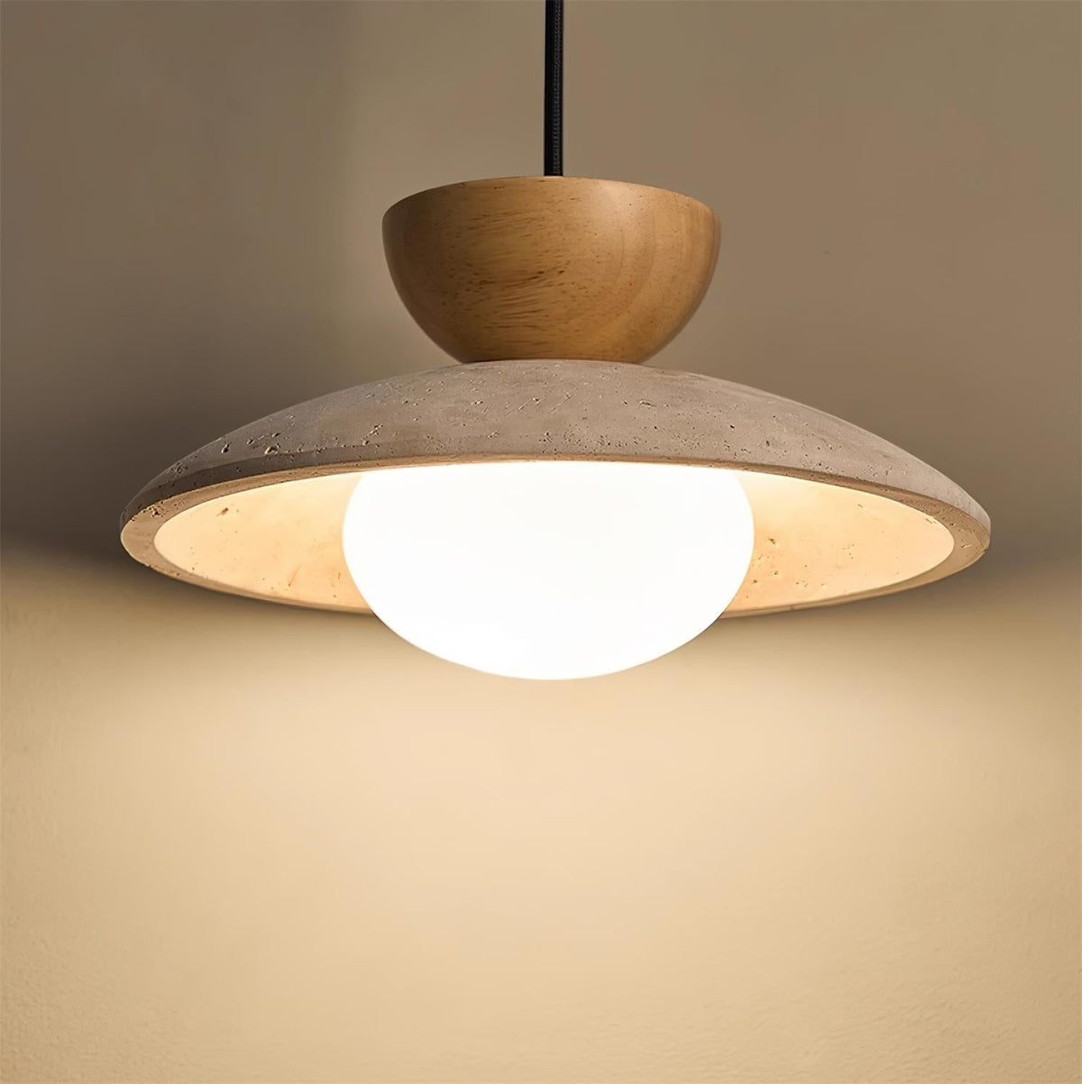 Cleo Travertine Pendant Lights - Neutral Decor